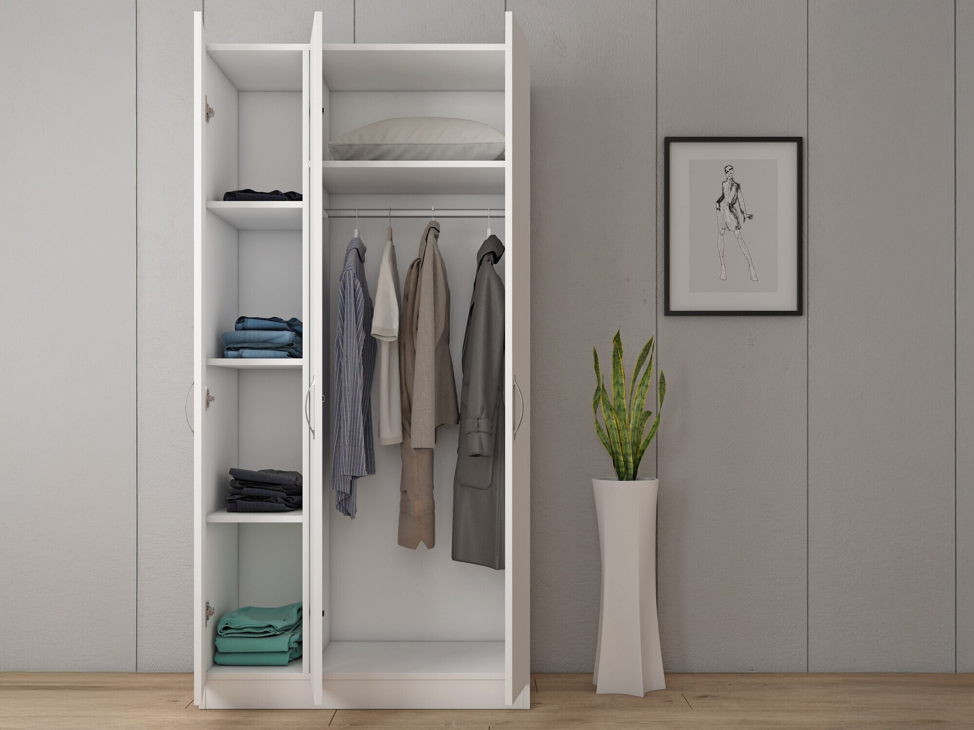 Garderobna omara Kailua 2410