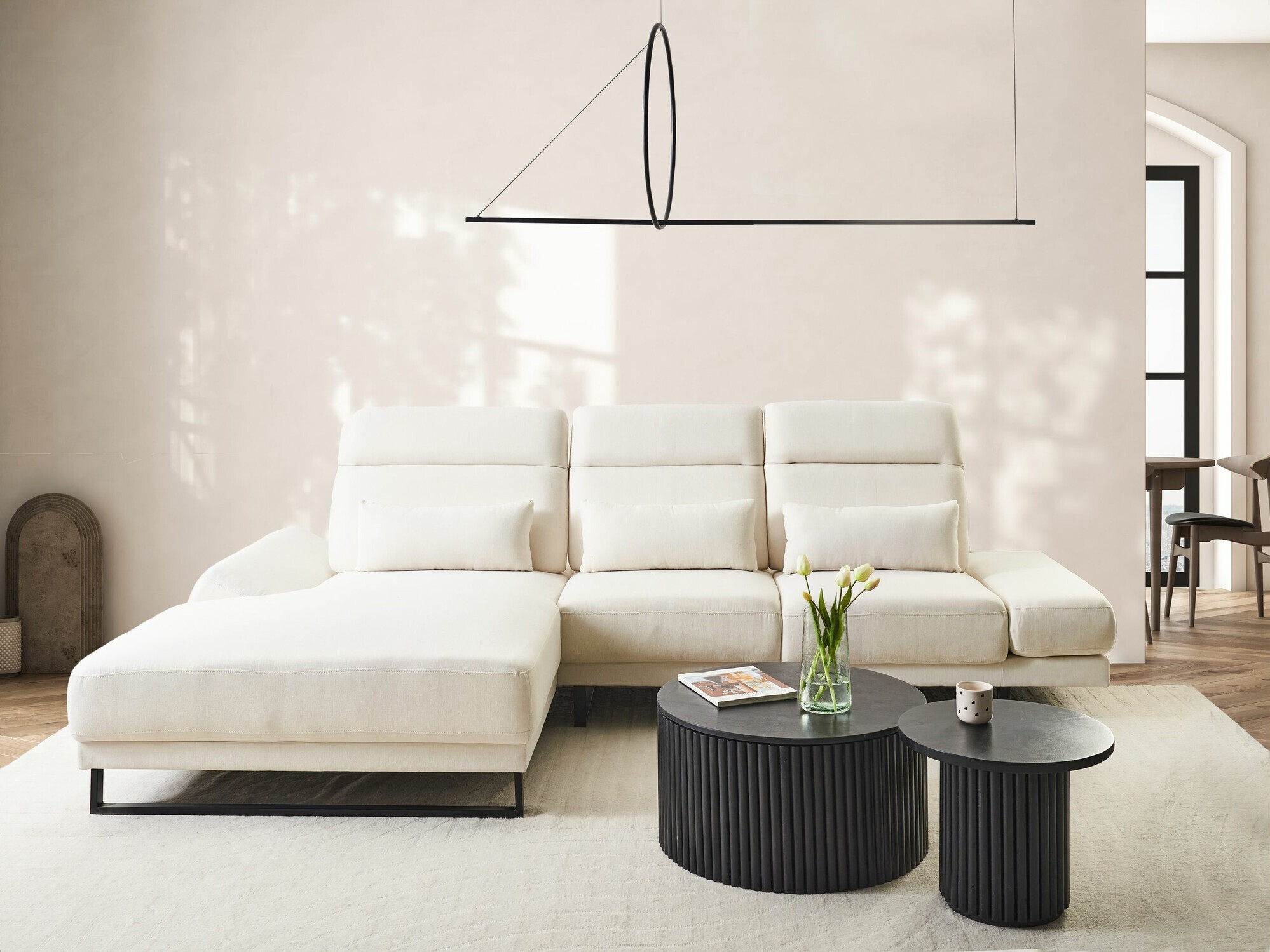 Kotna garnitura Berwyn 2552 (Bela)