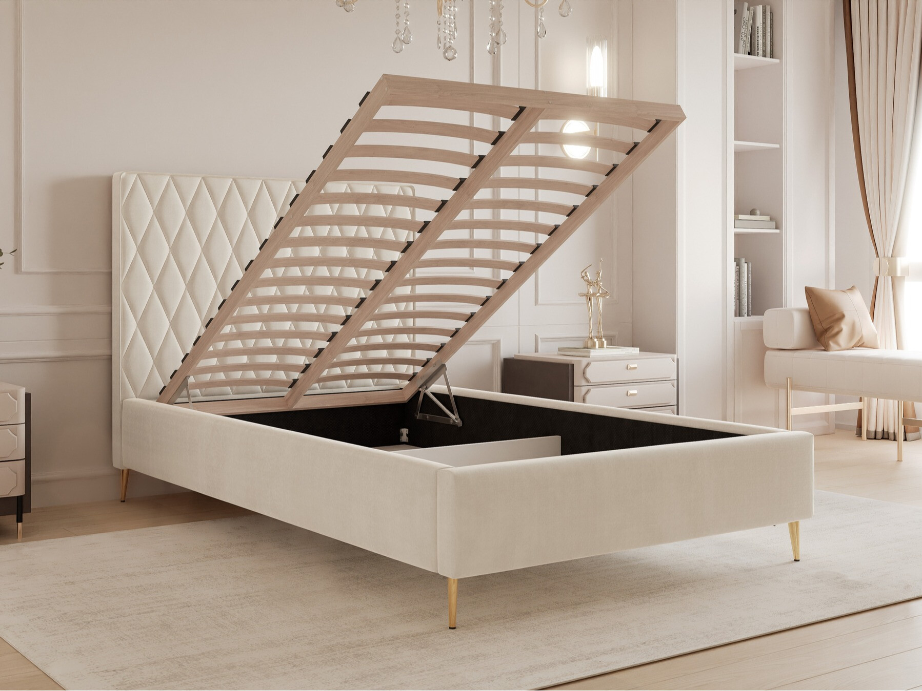 Postelja Martinez 108 (Magic Velvet 2219)