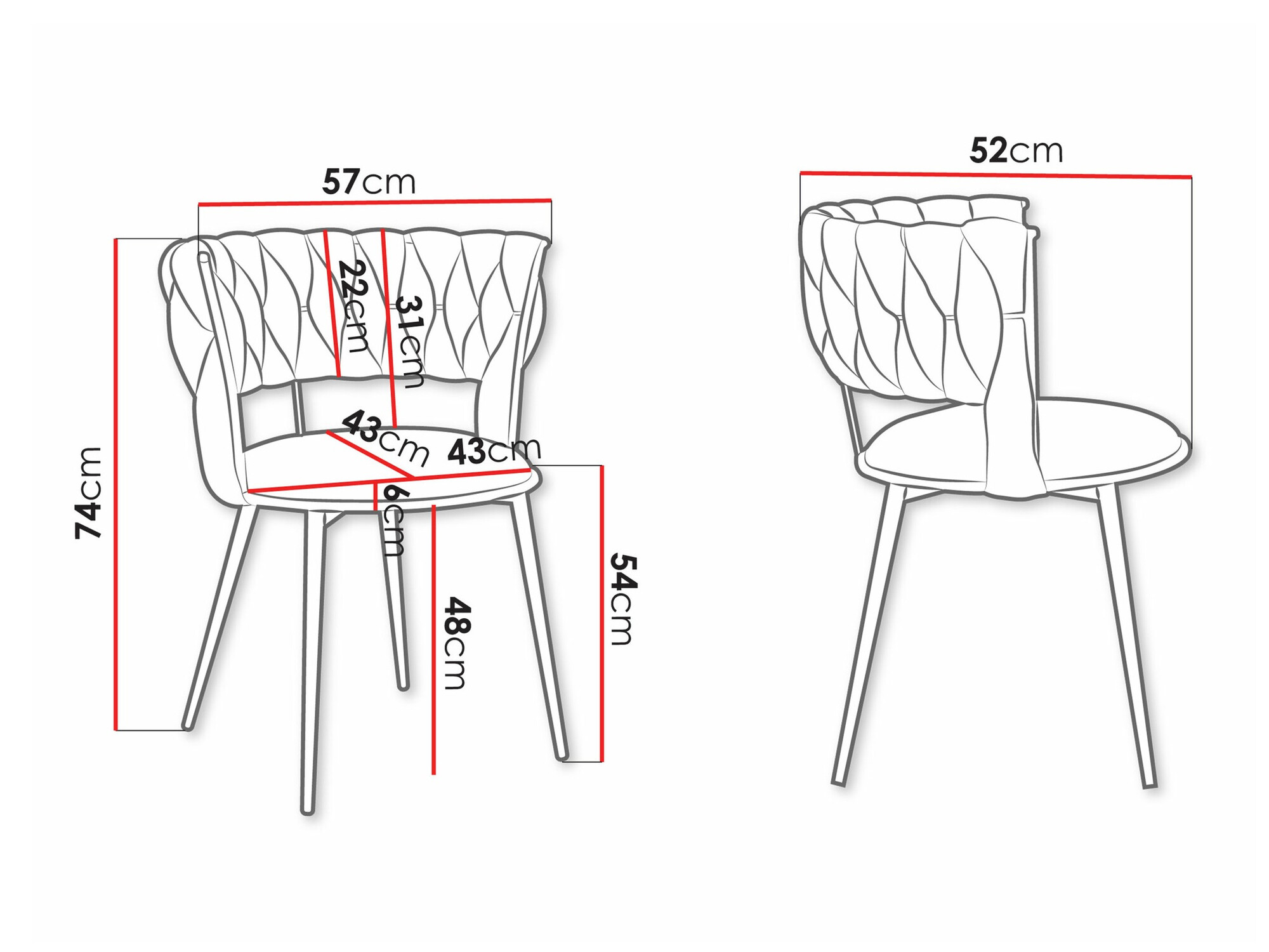 Stol Comfivo 440 (Črna)