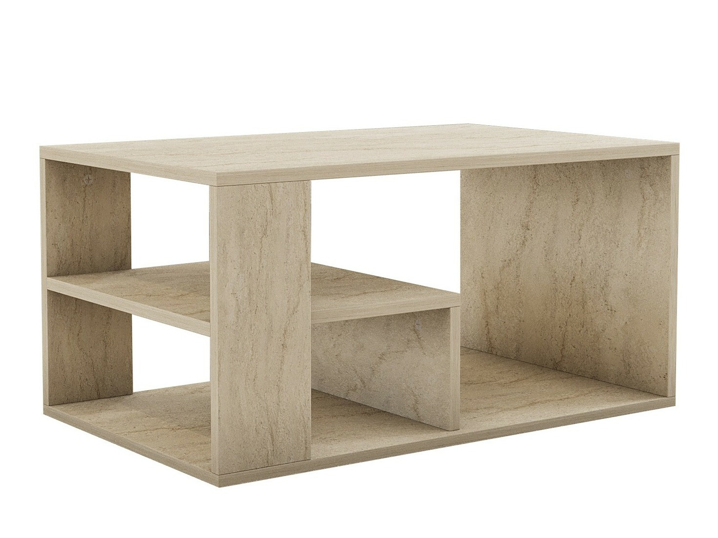 Klubska mizica Kailua 2435 (Svetel travertin)