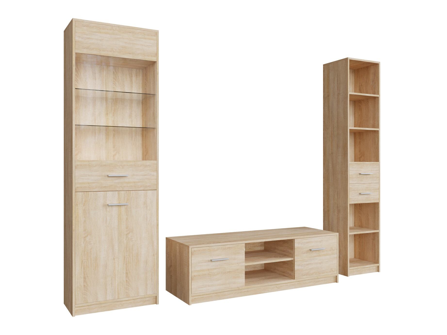 Komplet za dnevno sobo Novsore 163 (Sonoma hrast)