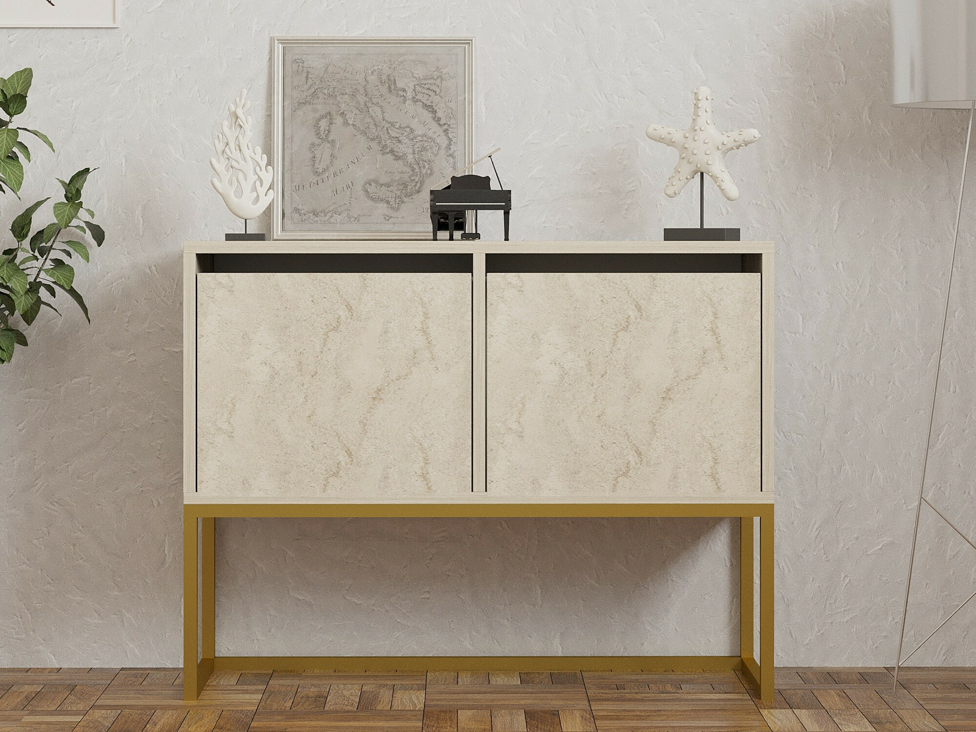 Omarica Kailua 2440 (Svetel travertin)