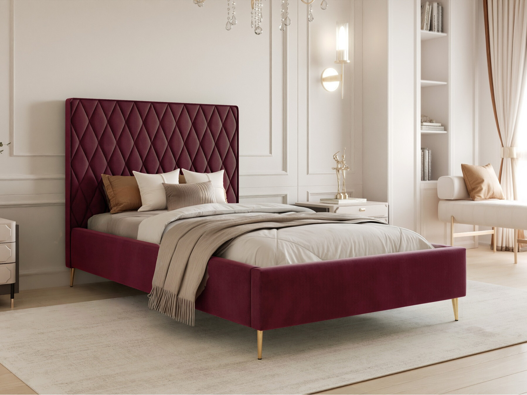 Postelja Martinez 108 (Magic Velvet 2229)