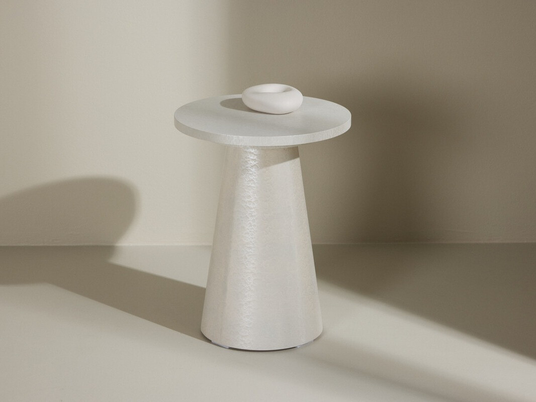 Stranska mizica Dallas 4765 (Sijaj bela)