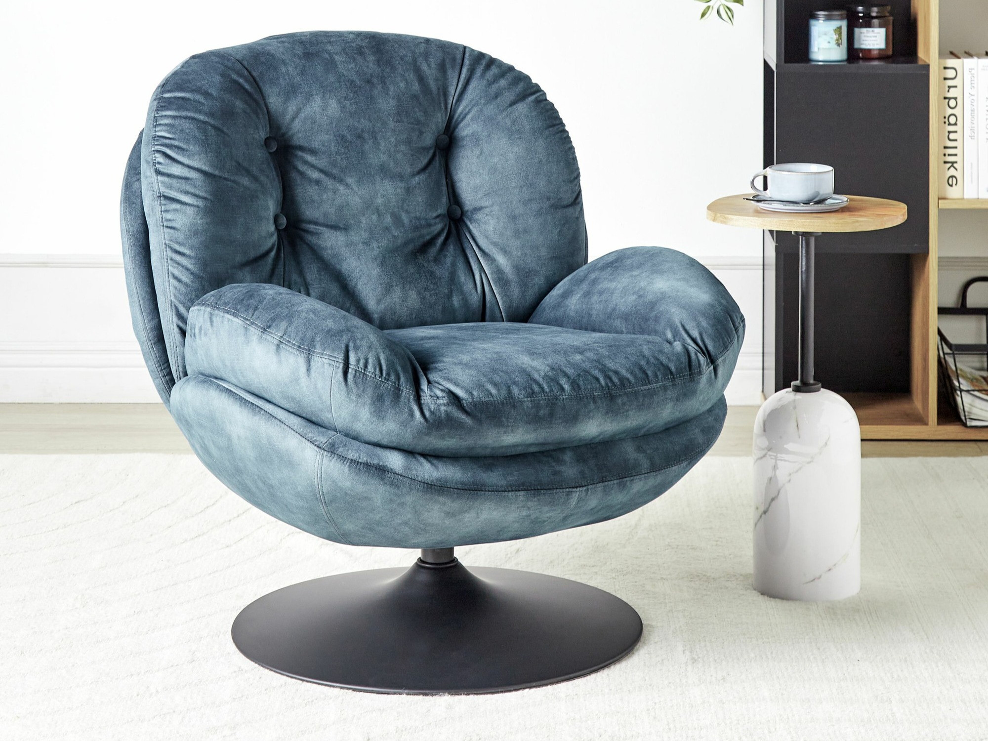 Fotelj Berwyn 2556 (Temno modra)