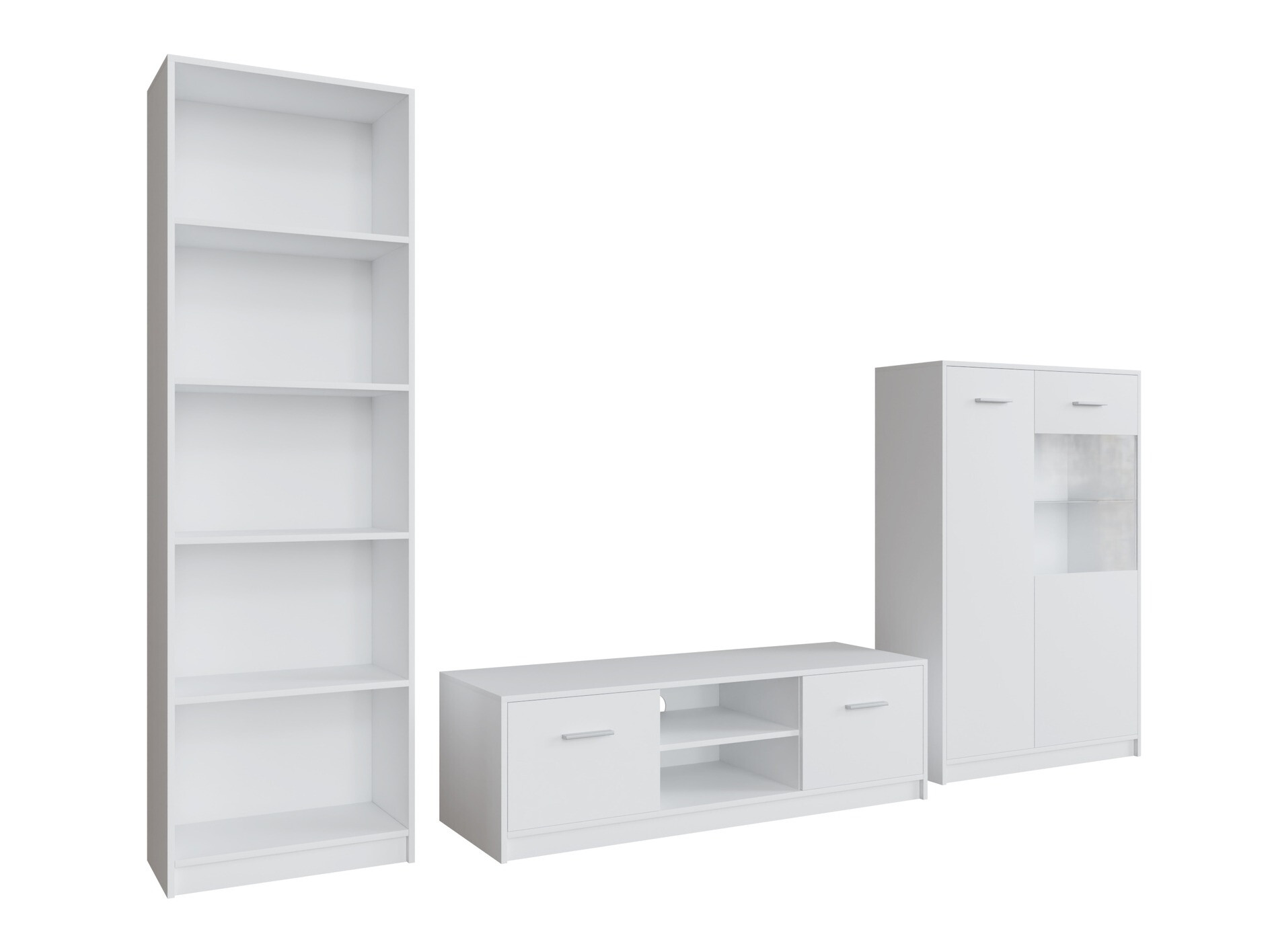 Komplet za dnevno sobo Novsore 164 (Bela)