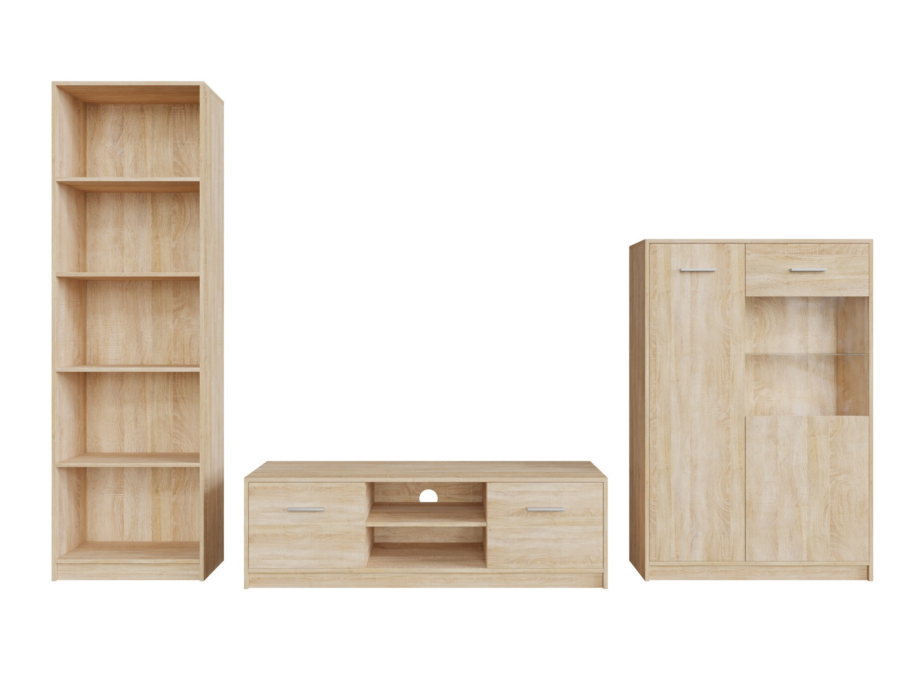 Komplet za dnevno sobo Novsore 164 (Sonoma hrast)