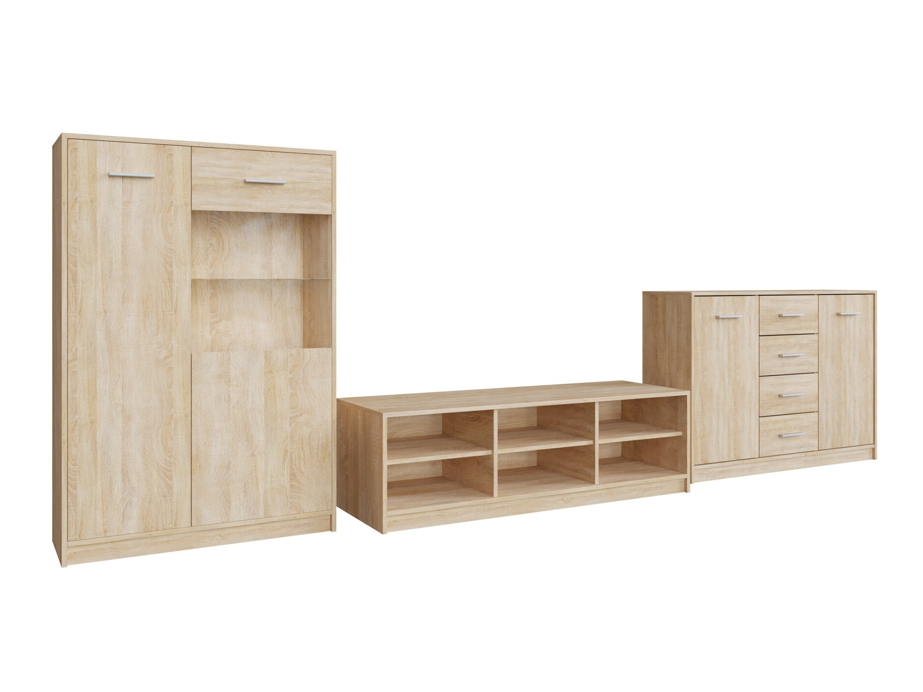 Komplet za dnevno sobo Novsore 165 (Sonoma hrast)