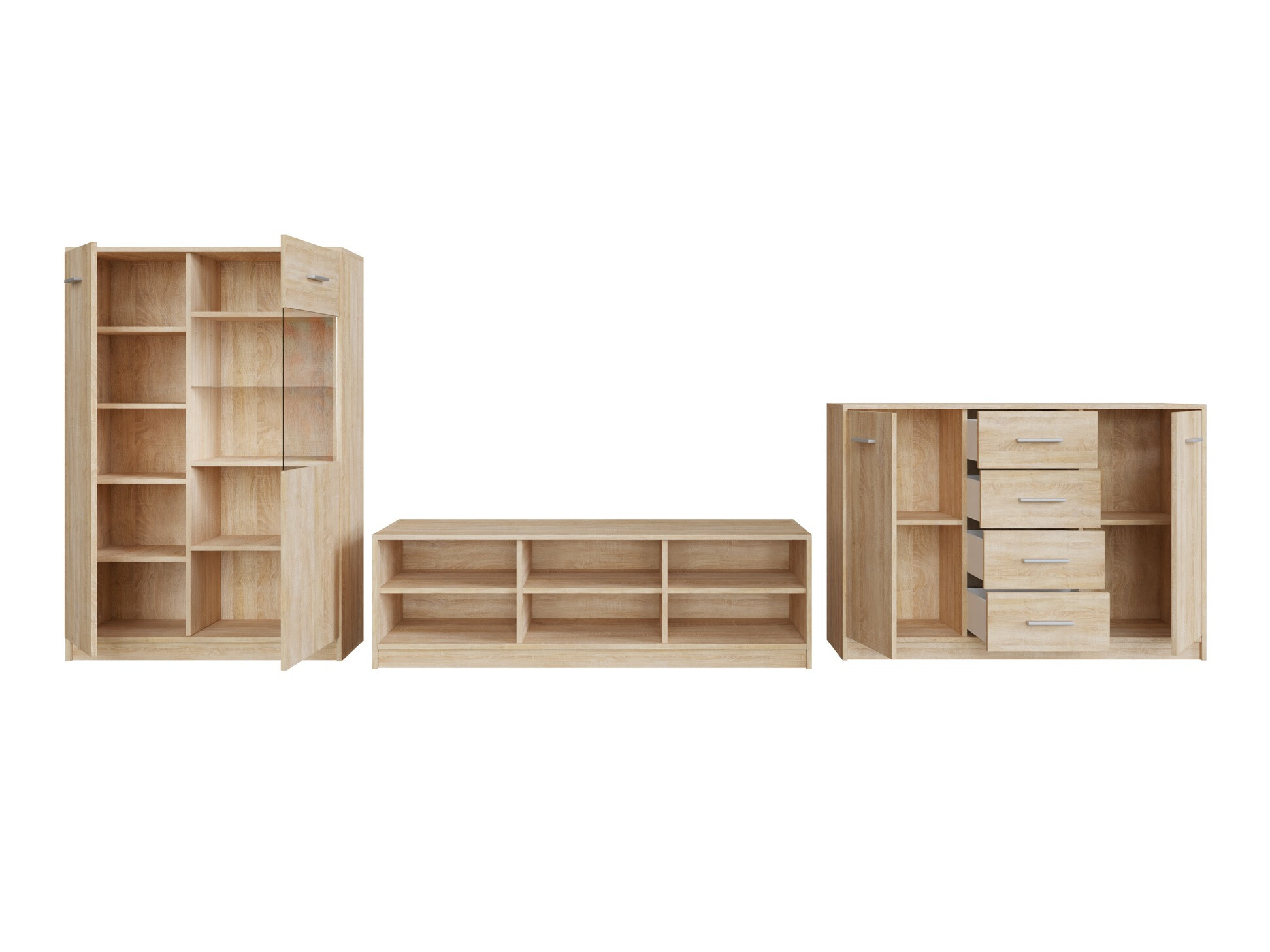 Komplet za dnevno sobo Novsore 165 (Sonoma hrast)