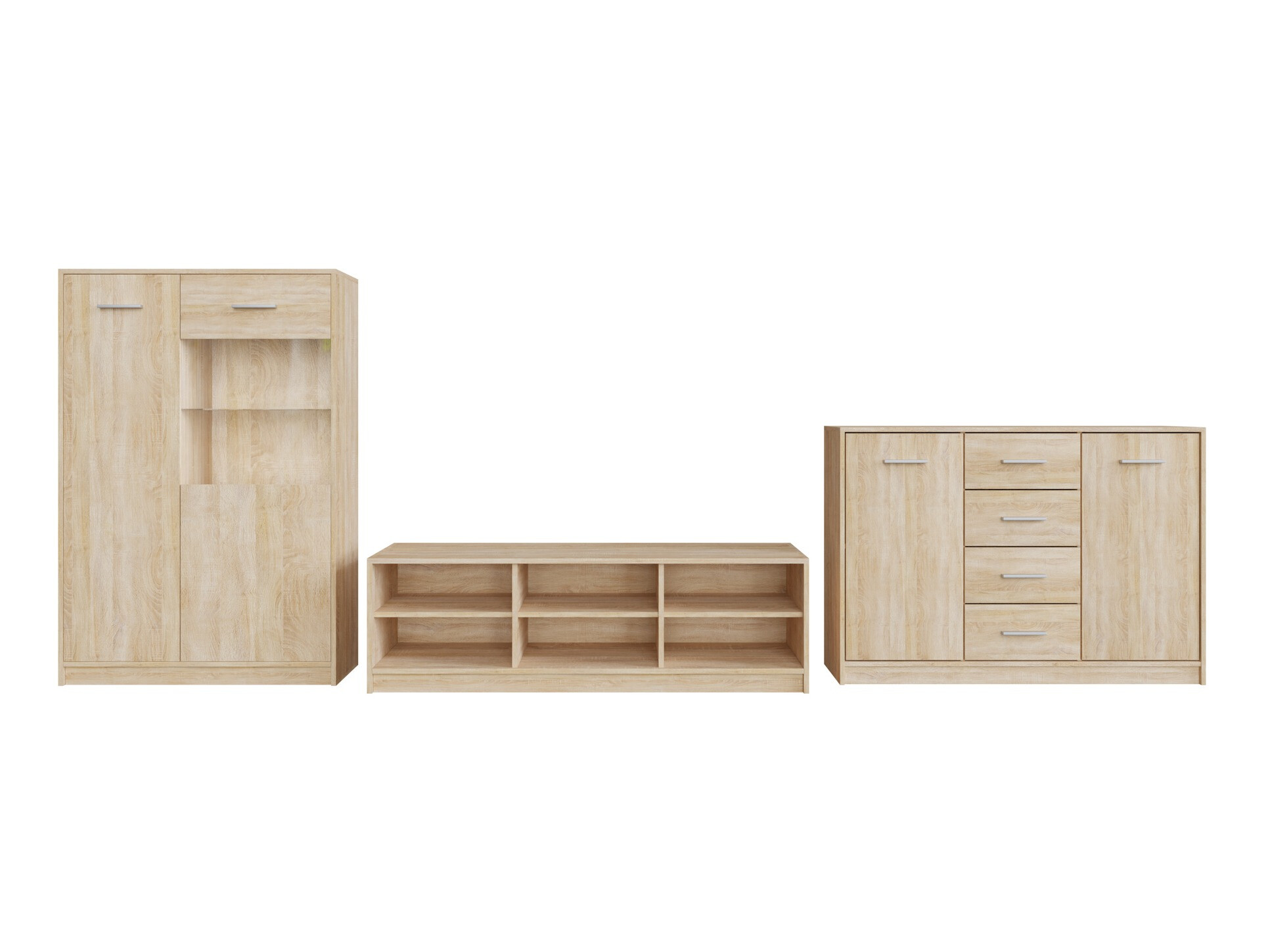 Komplet za dnevno sobo Novsore 165 (Sonoma hrast)