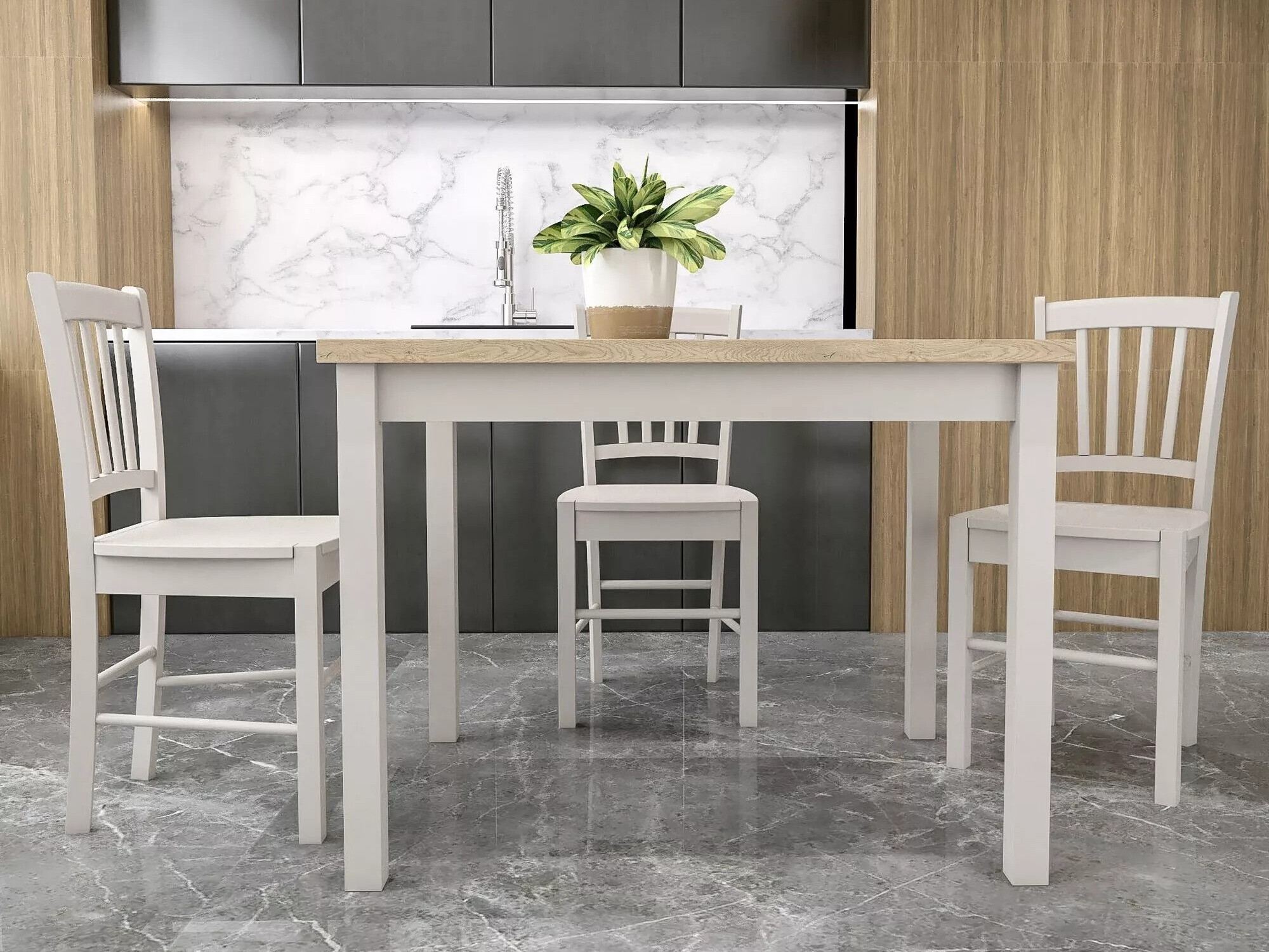 Miza Detroit 345 (Hrast + Kašmir)