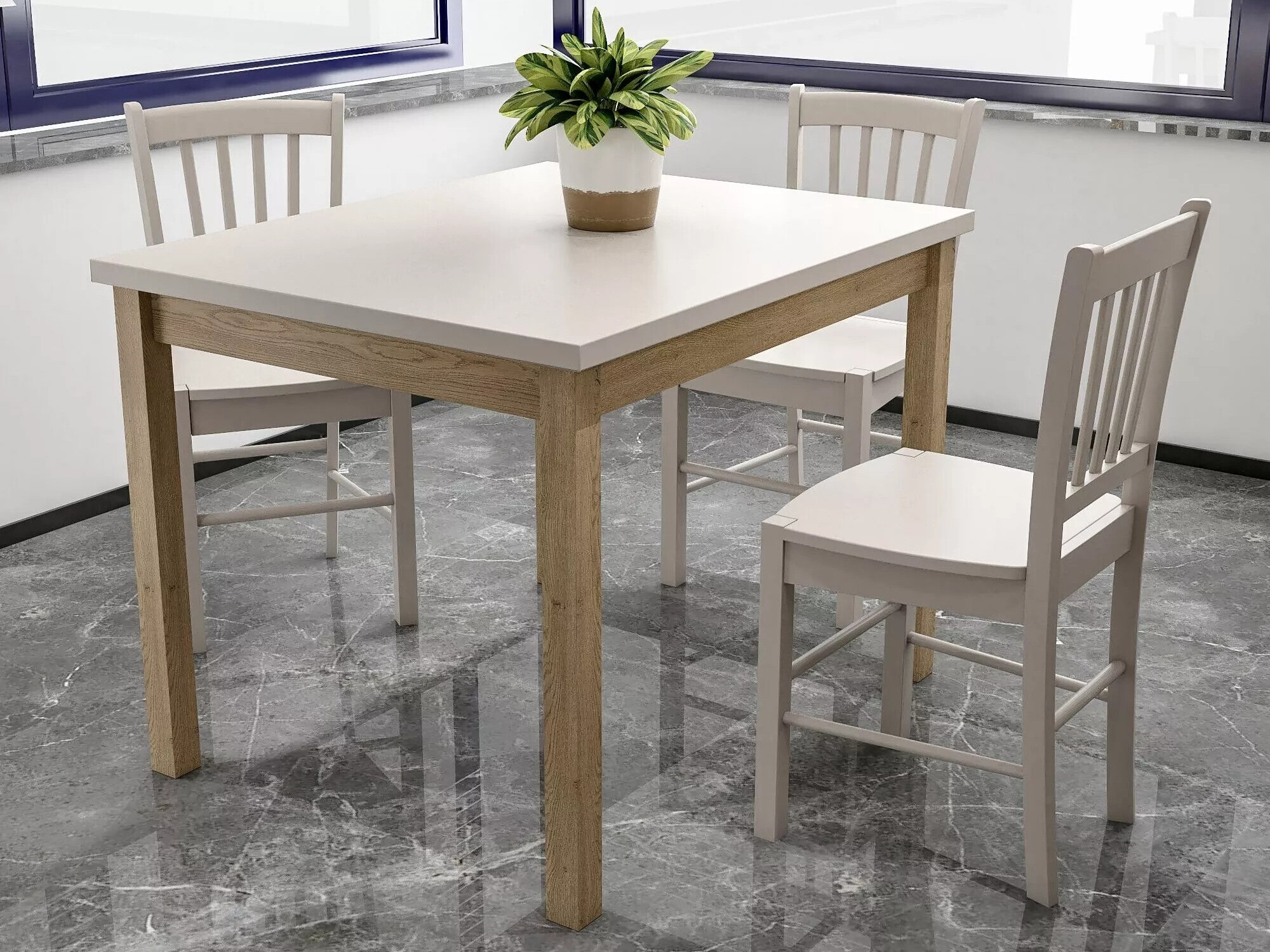 Miza Detroit 348 (Kašmir + Hrast)