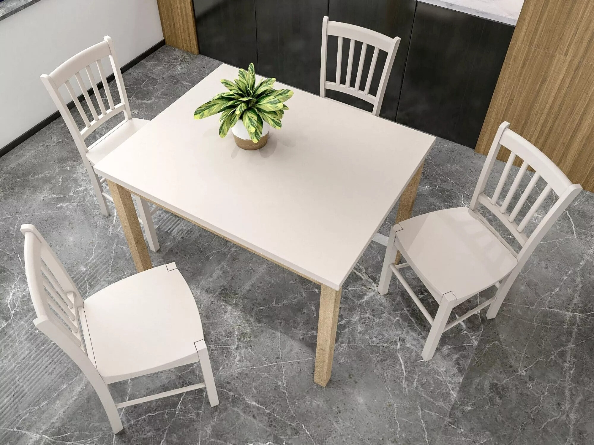 Miza Detroit 348 (Kašmir + Hrast)