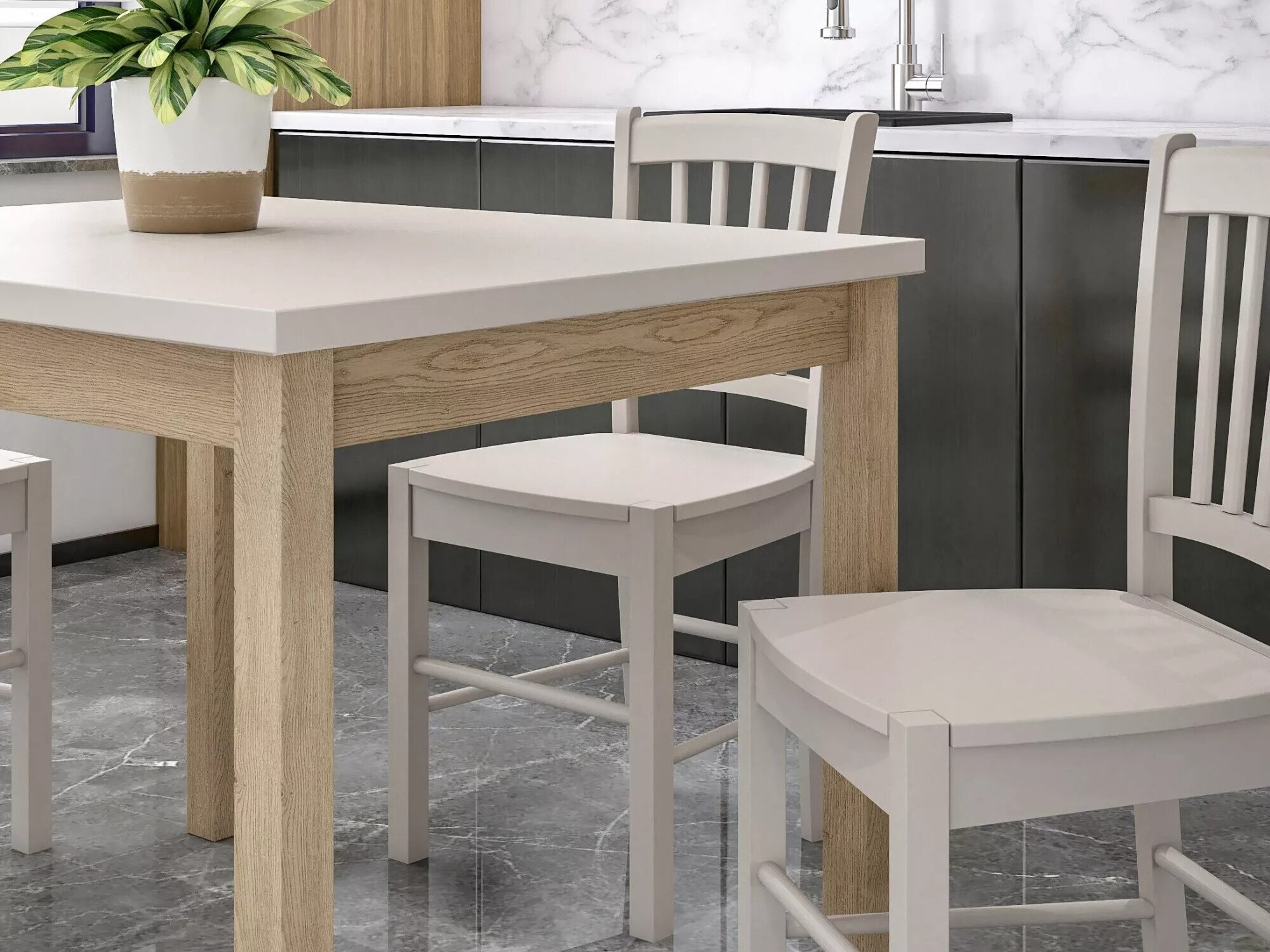 Miza Detroit 348 (Kašmir + Hrast)