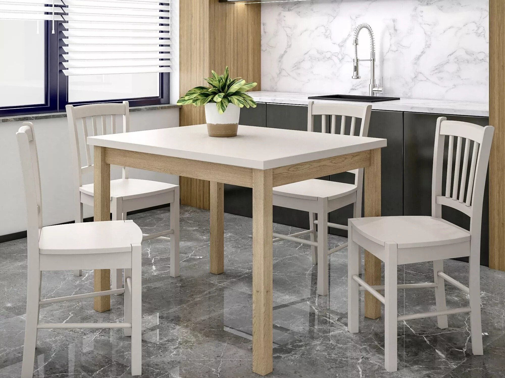 Miza Detroit 705 (Kašmir + Hrast)