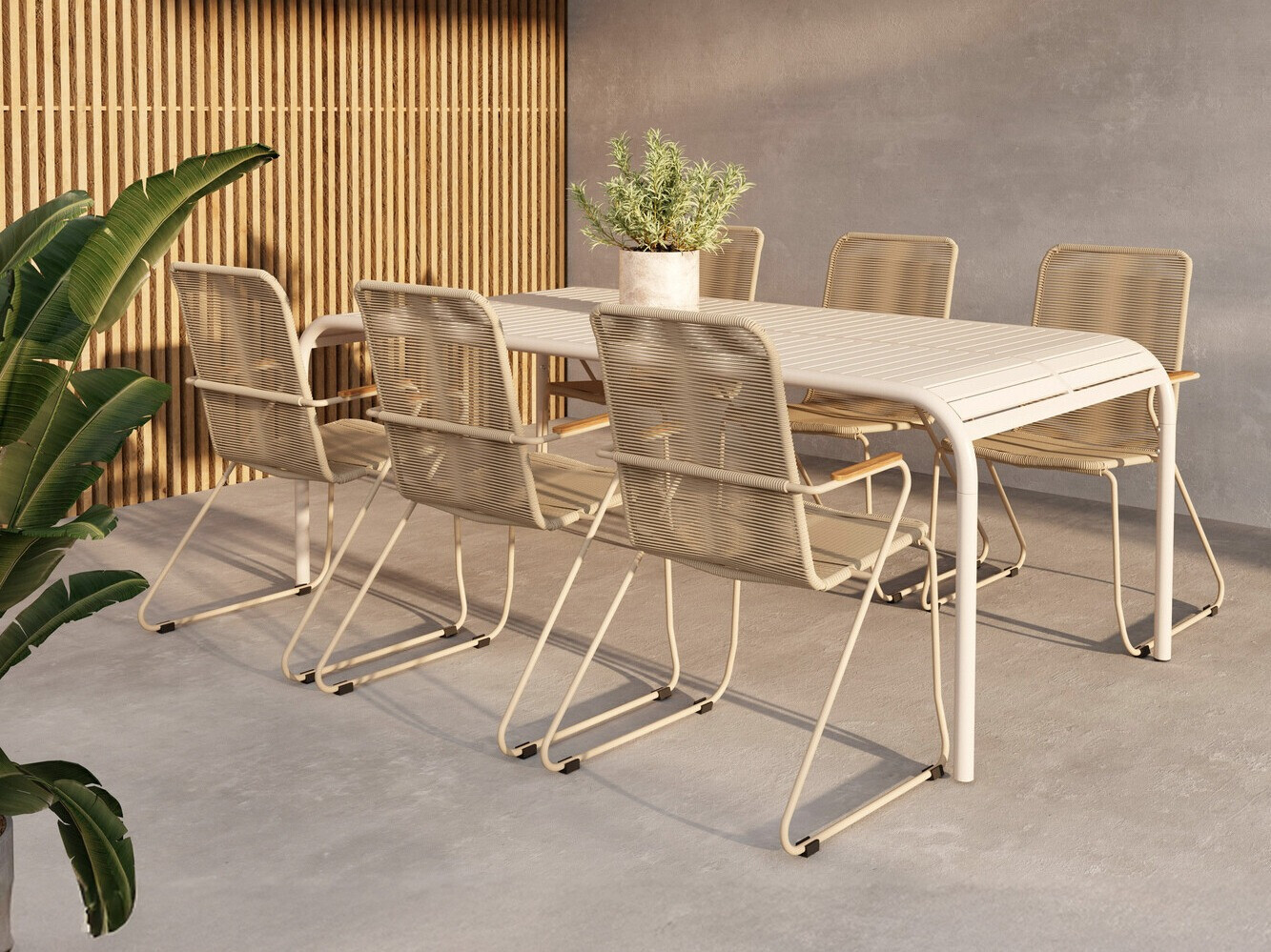 Vrtna miza Dallas 4771 (Bež)