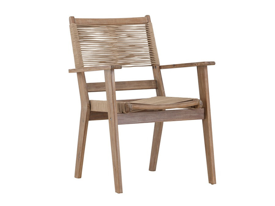 Vrtni stol Dallas 4772 (Temno rjava + Akacijev)