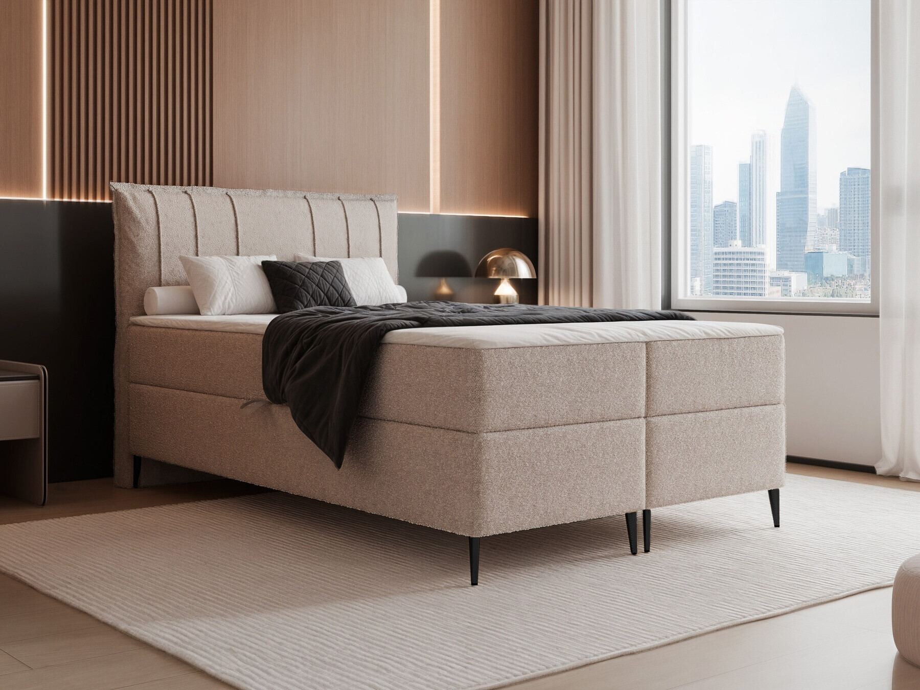 Boxspring postelja Martinez 105 (Legend 03)