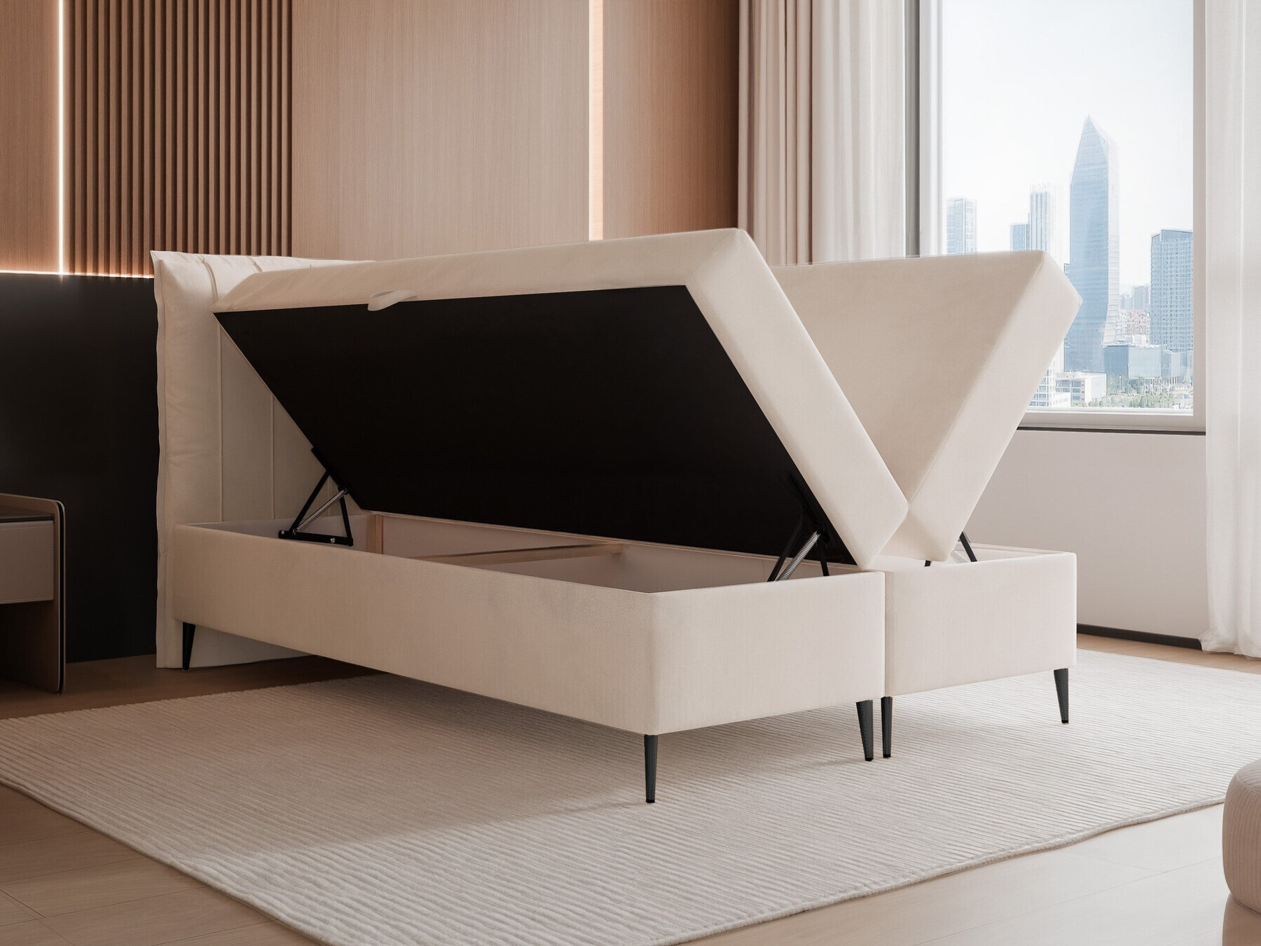 Boxspring postelja Martinez 105 (Magic Velvet 2216)