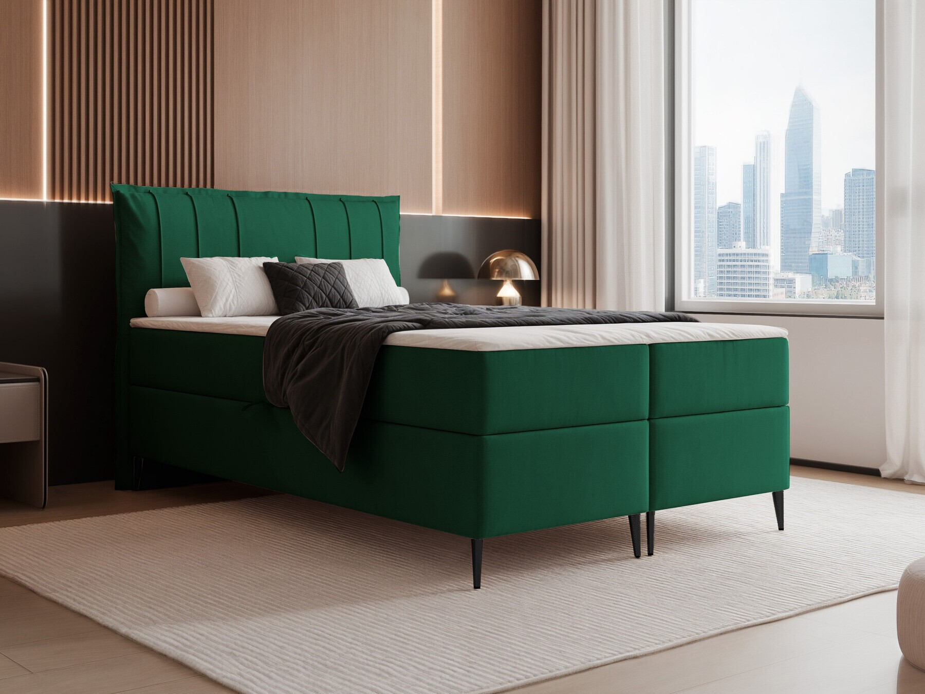 Boxspring postelja Martinez 105 (Magic Velvet 2225)