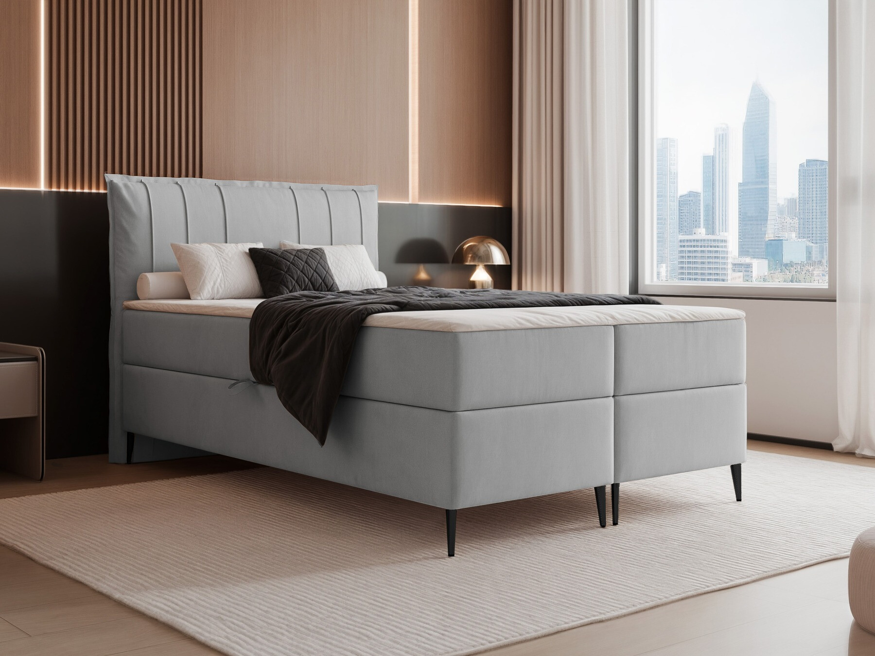 Boxspring postelja Martinez 105 (Magic Velvet 2240)