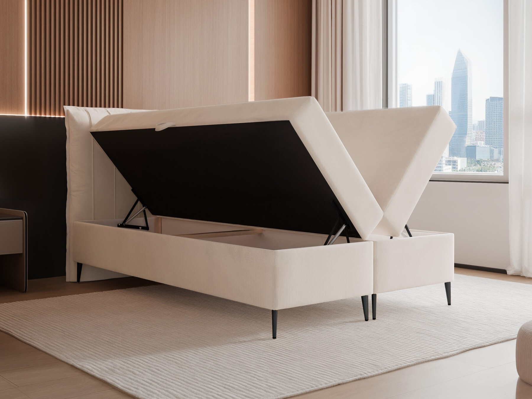 Boxspring postelja Martinez 105 (Magic Velvet 2240)