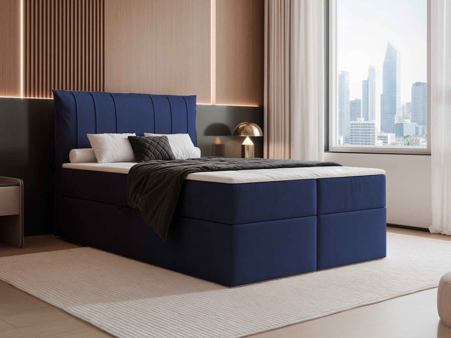 Boxspring postelja Martinez 107 (Magic Velvet 2216)