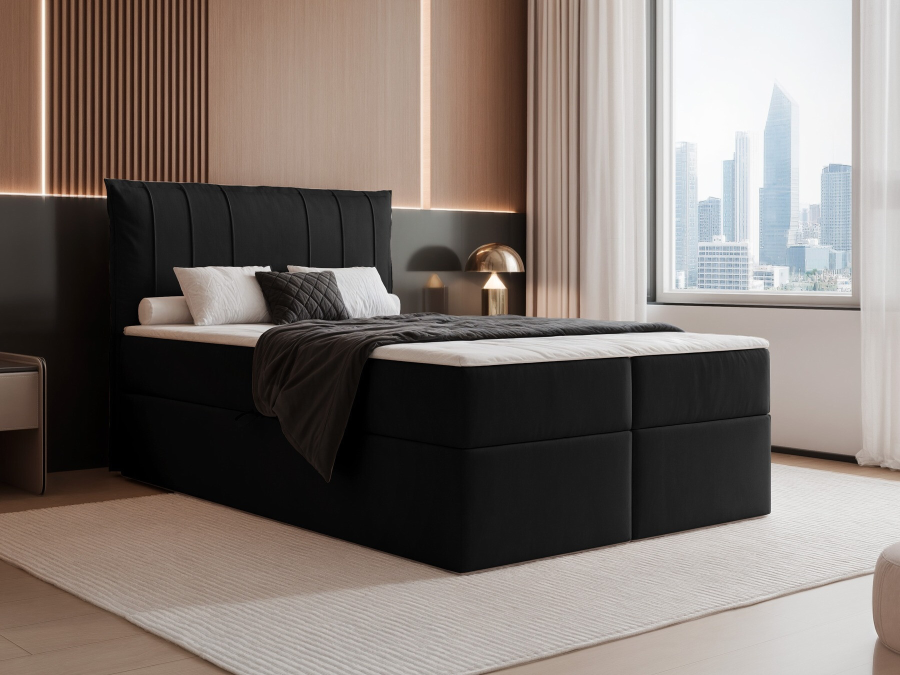 Boxspring postelja Martinez 107 (Magic Velvet 2219)