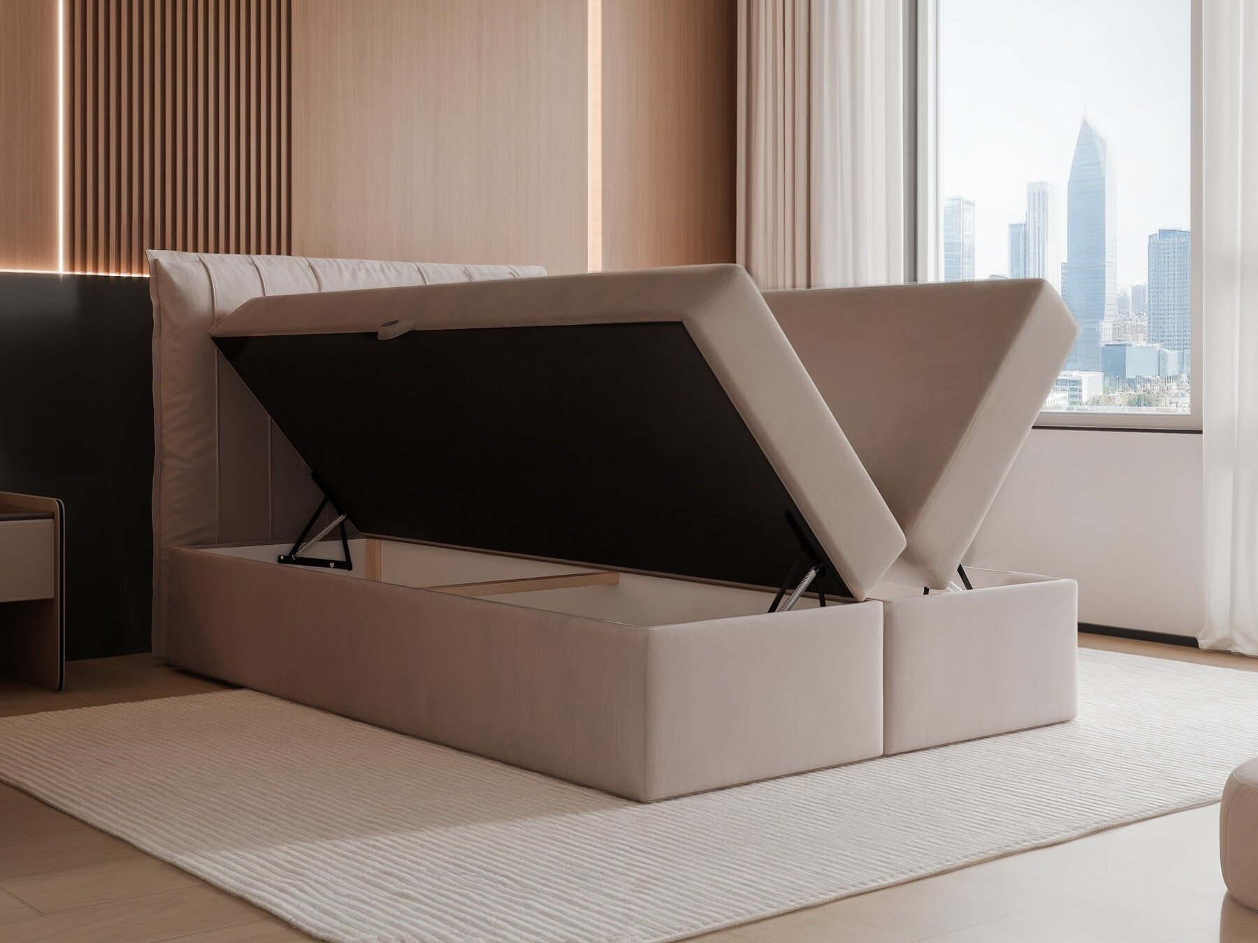 Boxspring postelja Martinez 107 (Magic Velvet 2219)