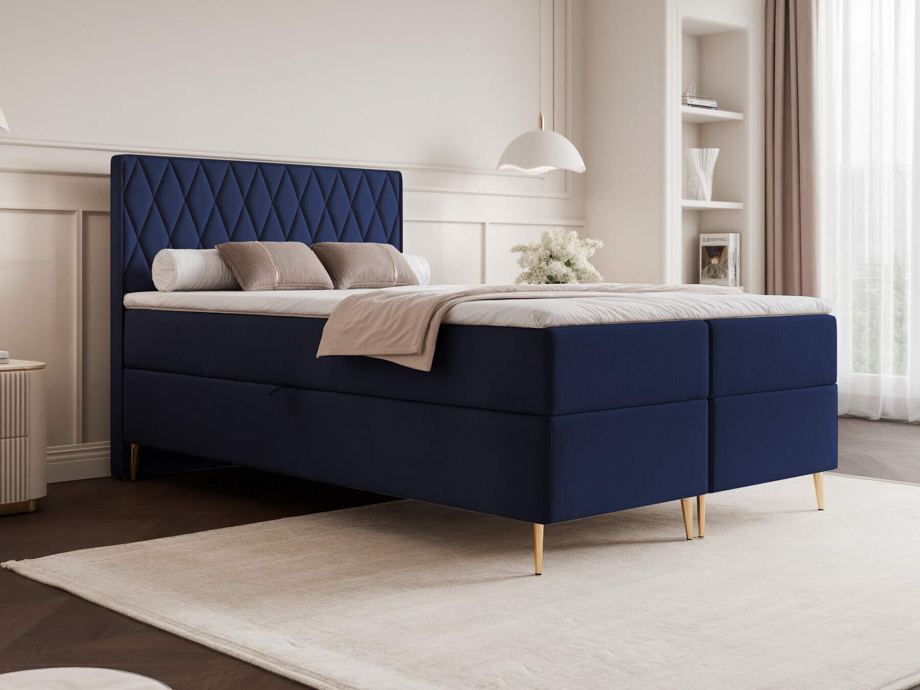 Boxspring postelja Martinez 110 (Magic Velvet 2216)