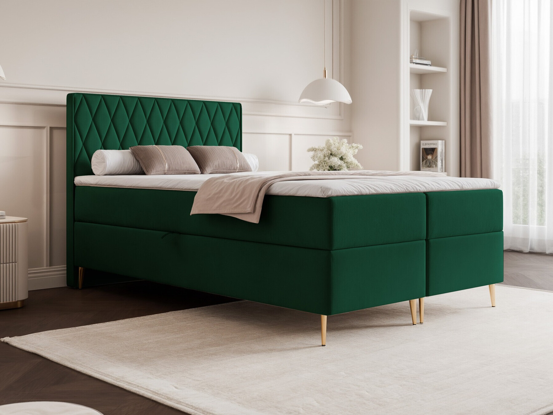 Boxspring postelja Martinez 110 (Magic Velvet 2225)