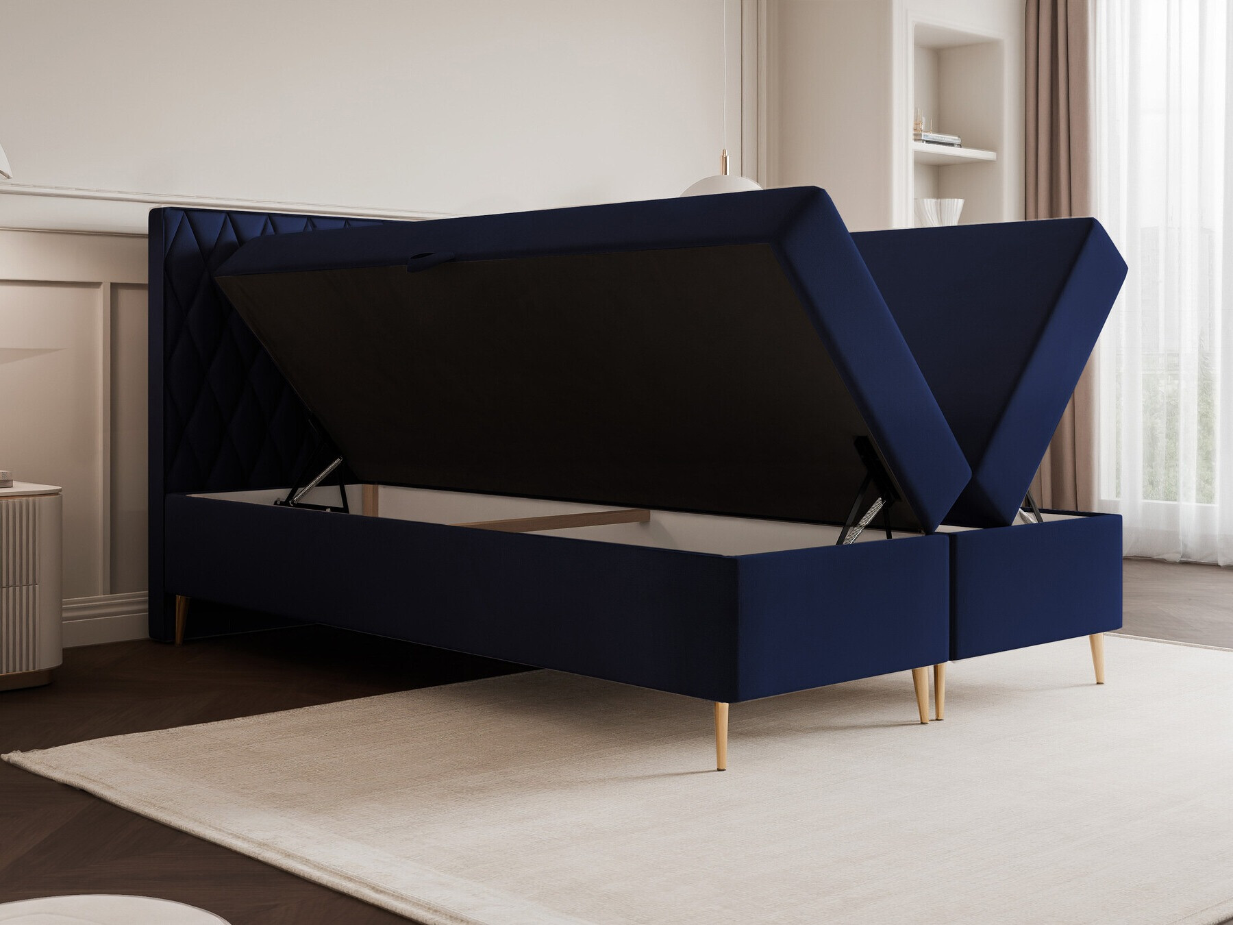 Boxspring postelja Martinez 110 (Magic Velvet 2225)