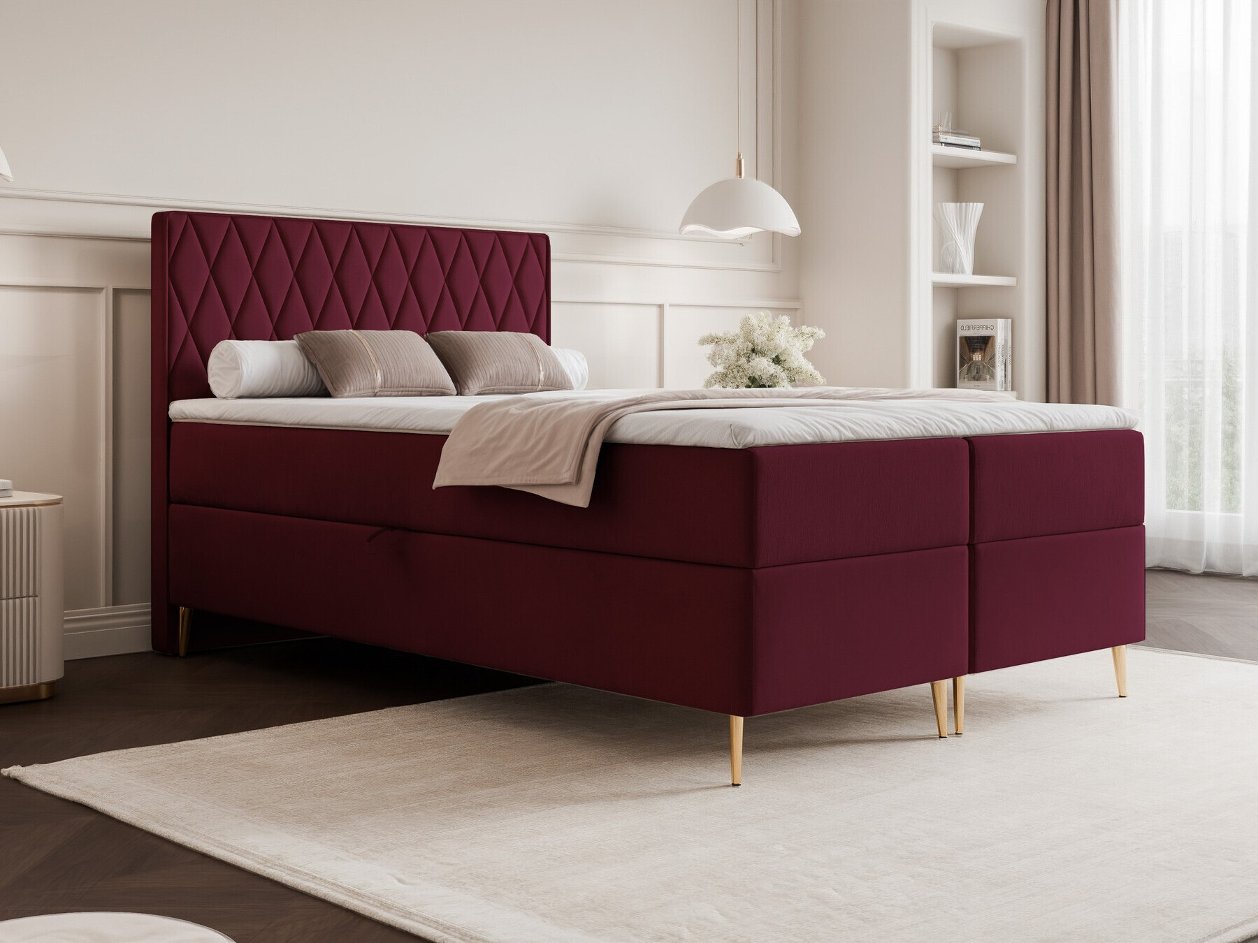 Boxspring postelja Martinez 110 (Magic Velvet 2229)