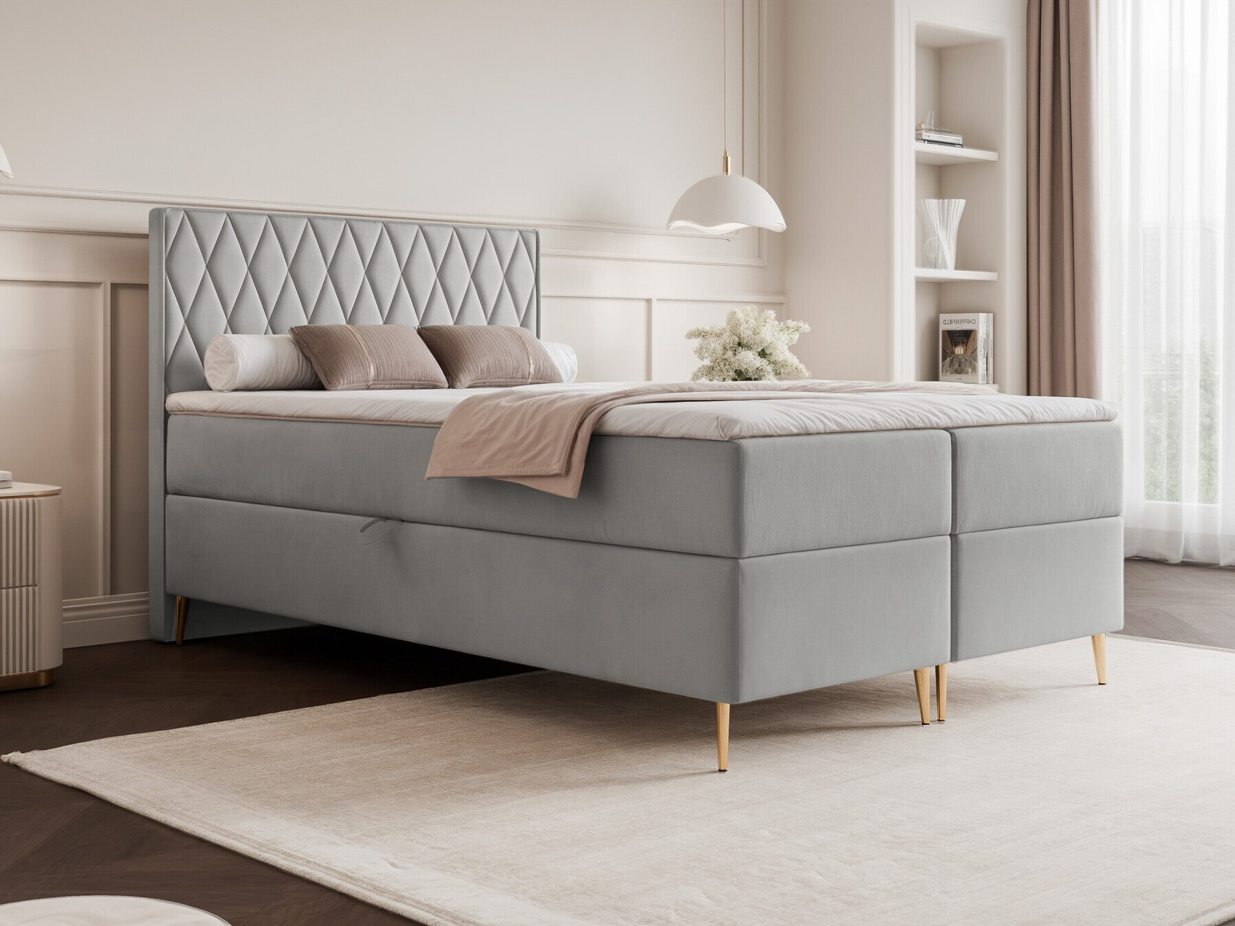Boxspring postelja Martinez 110 (Magic Velvet 2240)