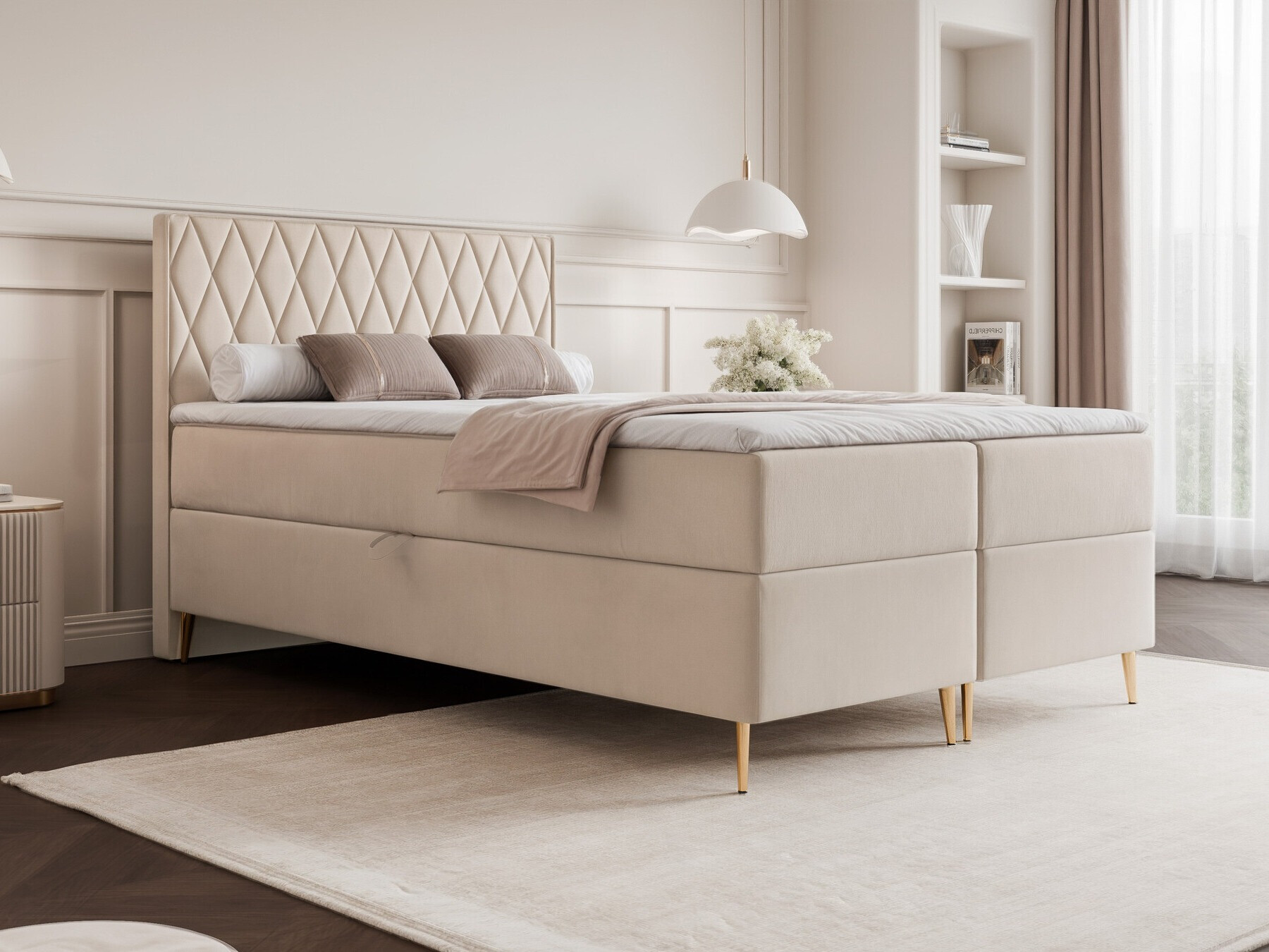 Boxspring postelja Martinez 110 (Magic Velvet 2256)