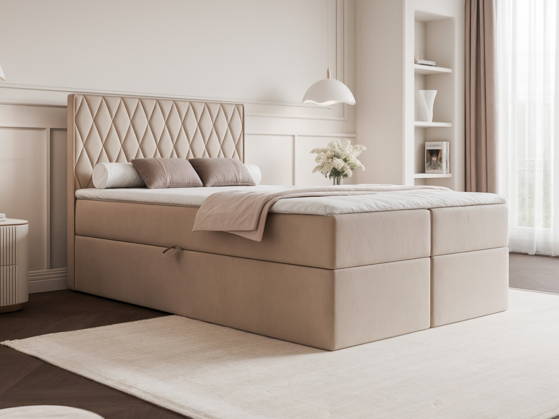 Boxspring postelja Martinez 114 (Magic Velvet 2210)