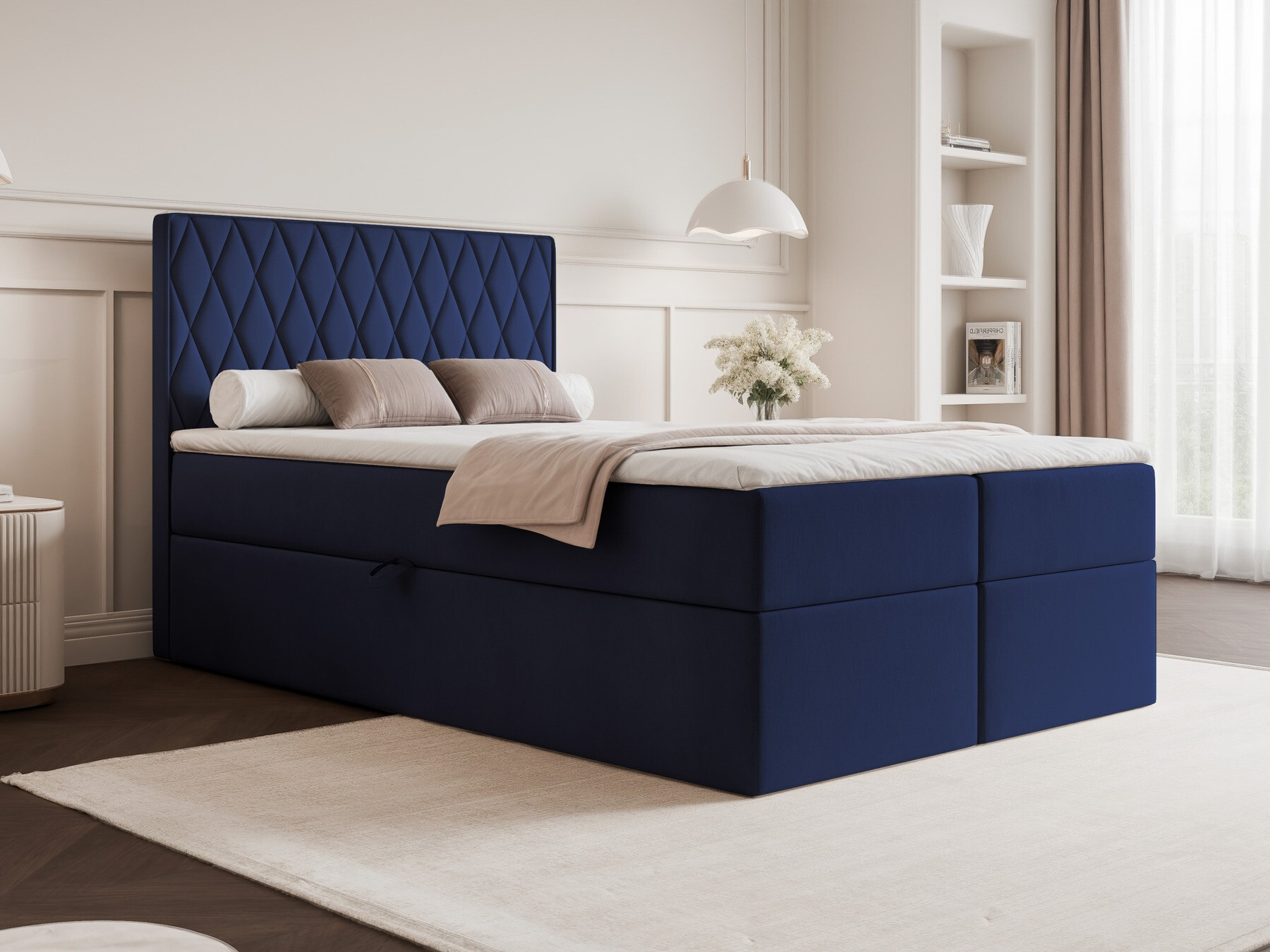 Boxspring postelja Martinez 114 (Magic Velvet 2216)