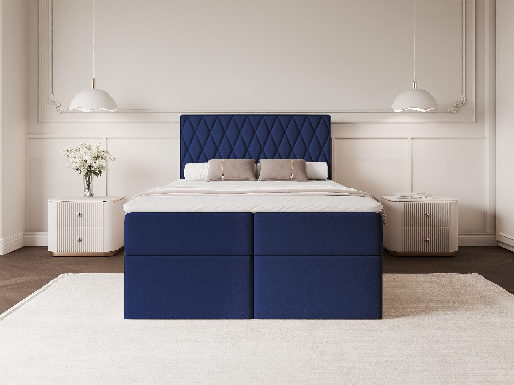 Boxspring postelja Martinez 114 (Magic Velvet 2216)