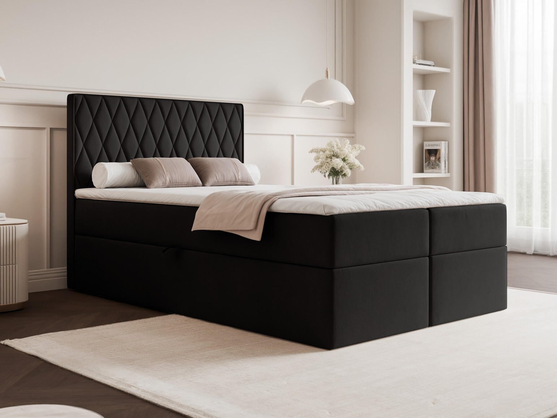 Boxspring postelja Martinez 114 (Magic Velvet 2219)