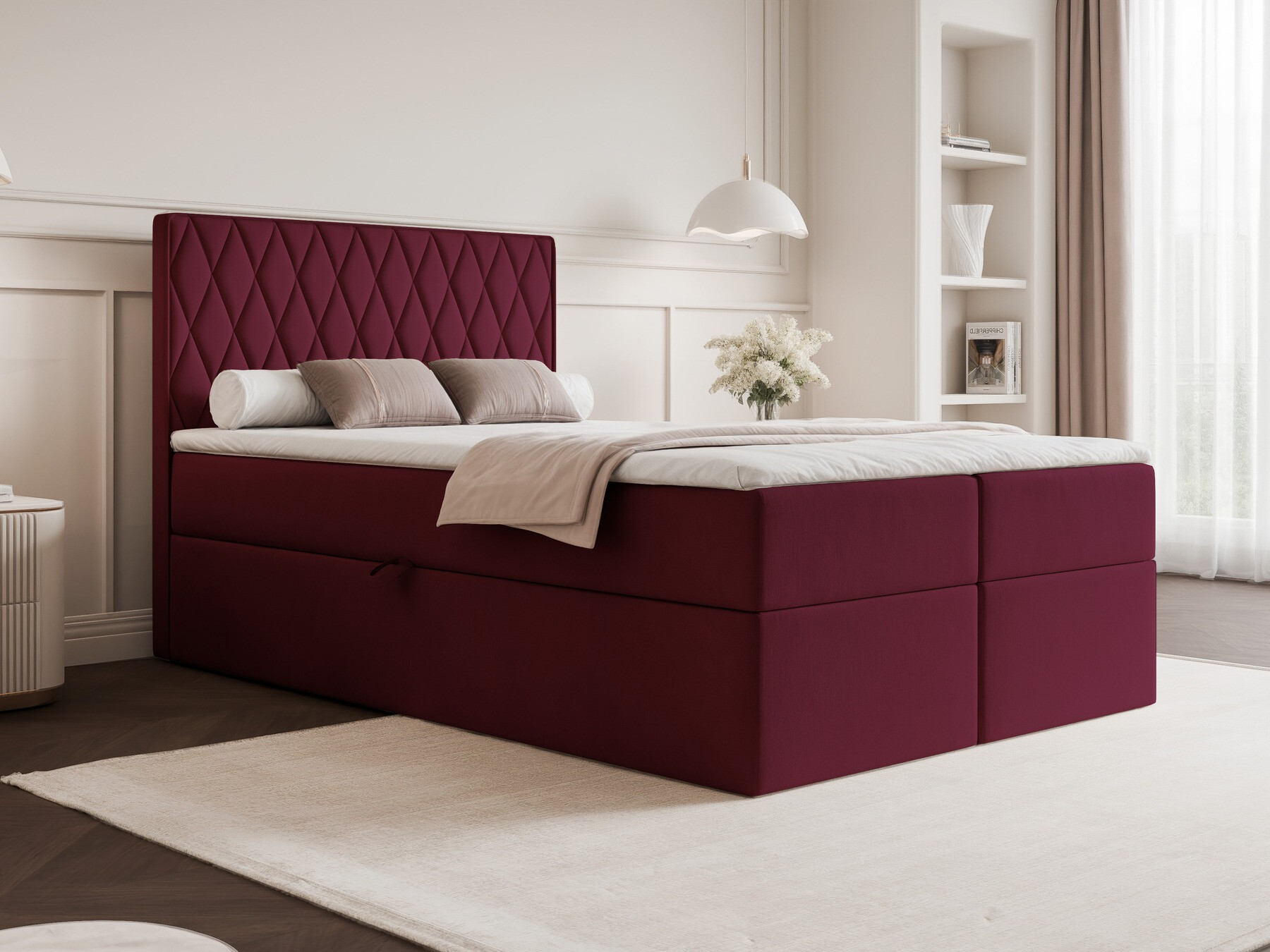 Boxspring postelja Martinez 114 (Magic Velvet 2229)