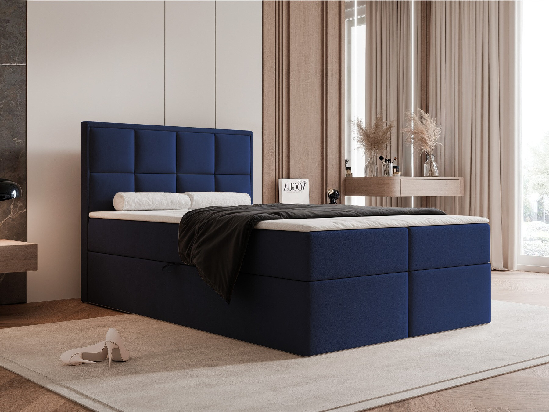 Boxspring postelja Martinez 115 (Magic Velvet 2216)