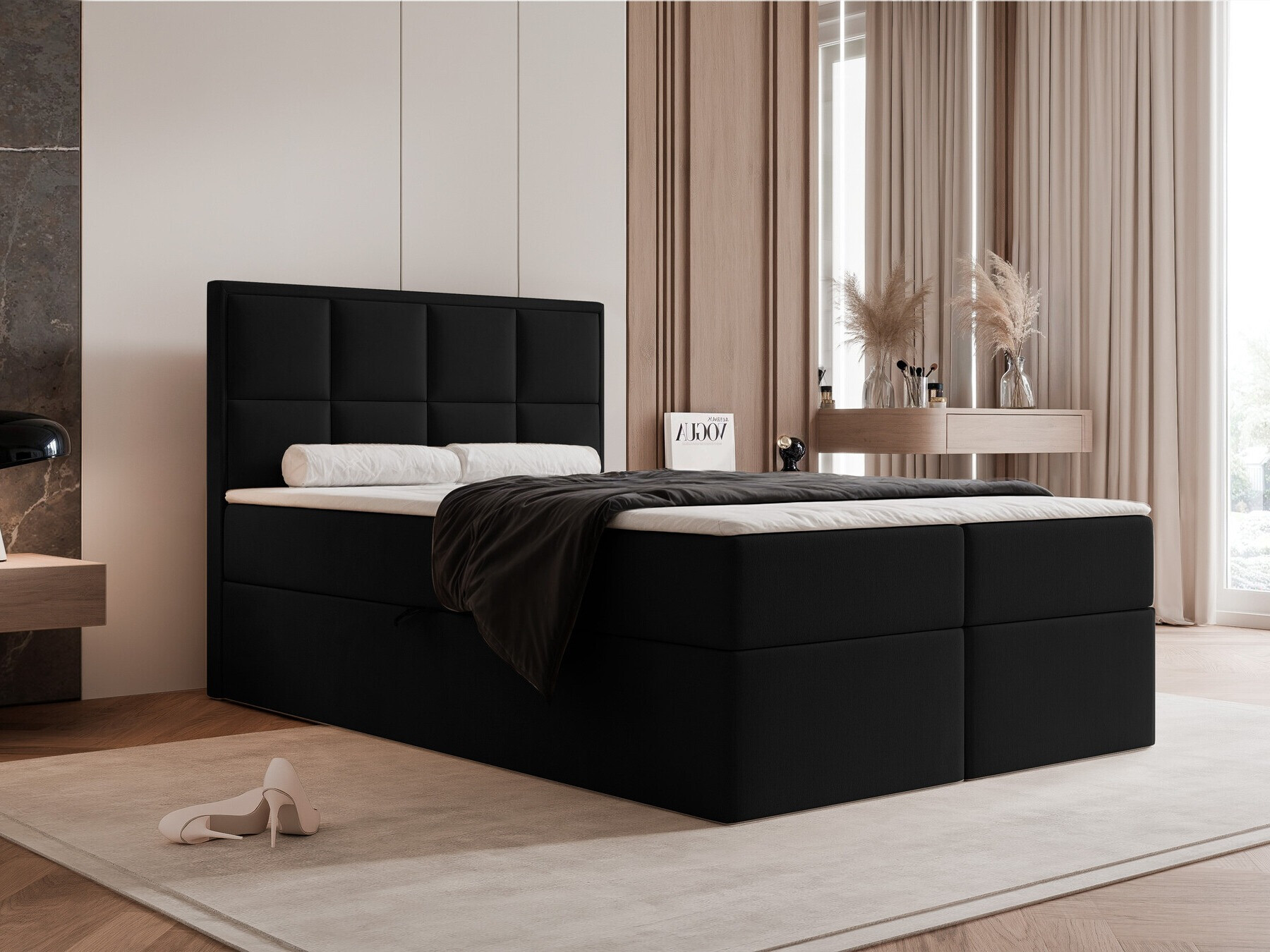 Boxspring postelja Martinez 115 (Magic Velvet 2219)
