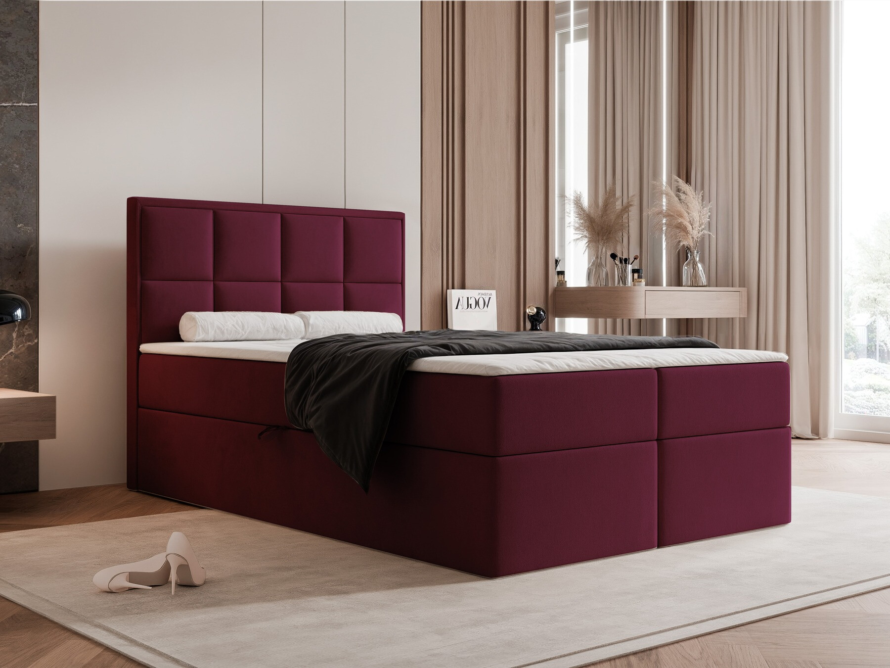 Boxspring postelja Martinez 115 (Magic Velvet 2229)