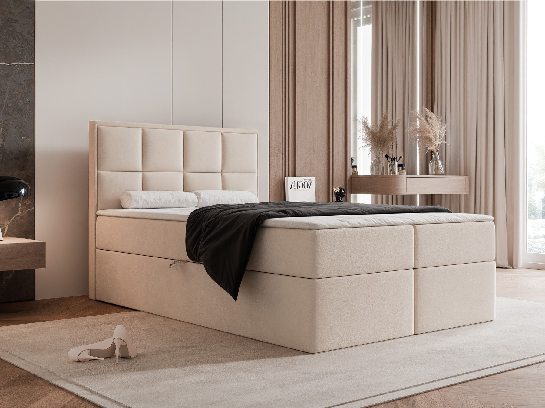 Boxspring postelja Martinez 115 (Magic Velvet 2256)