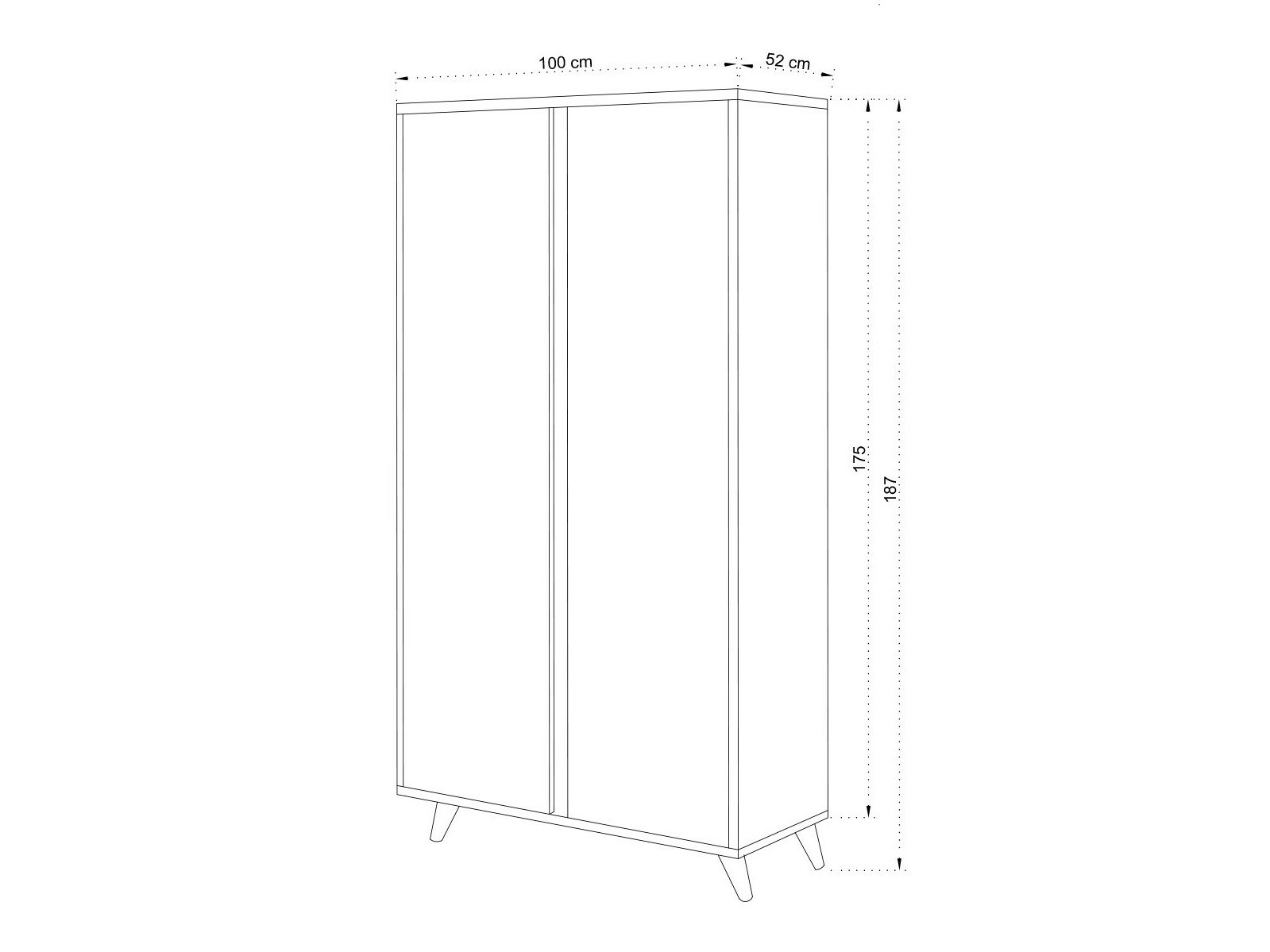 Garderobna omara Kailua 2450