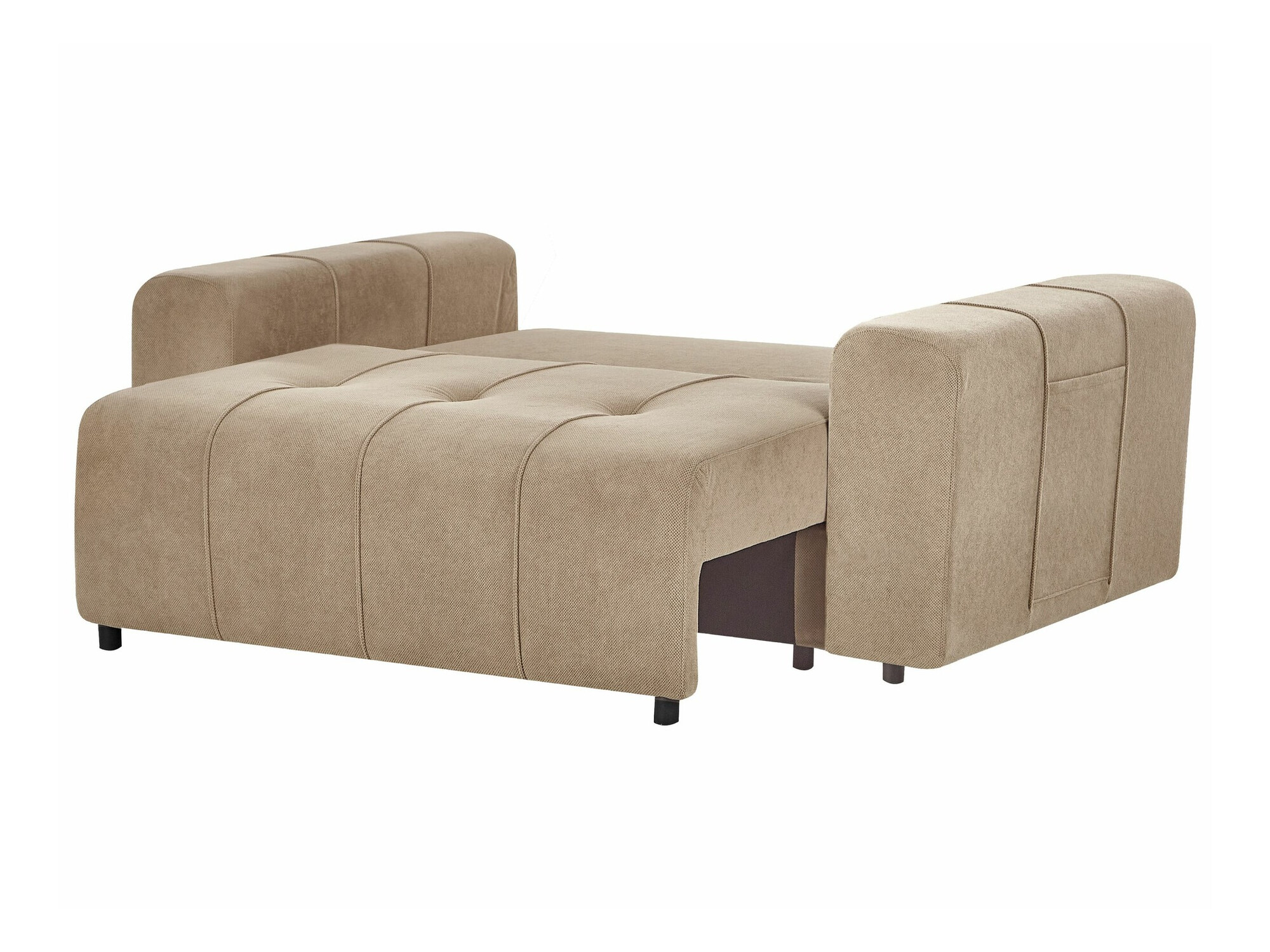 Raztegljiv kavč Mirtivi 101 (Rjava)