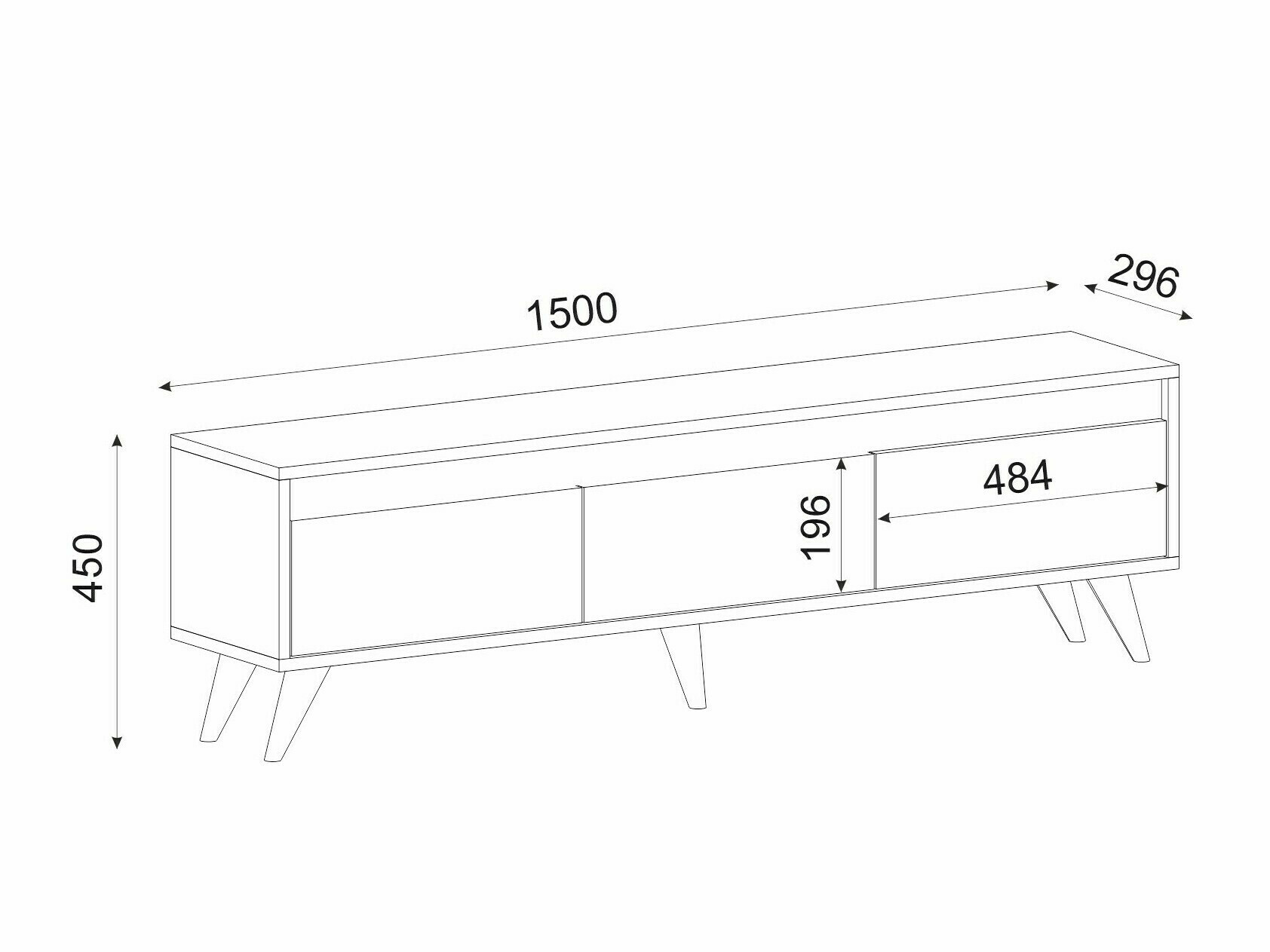 TV-omarica Kailua 1956 (Bela + Antracit)