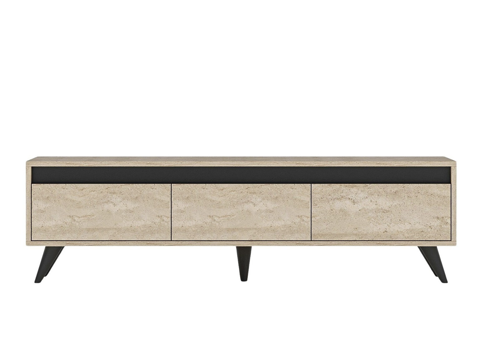 TV-omarica Kailua 1956 (Svetlo rjava + Antracit)