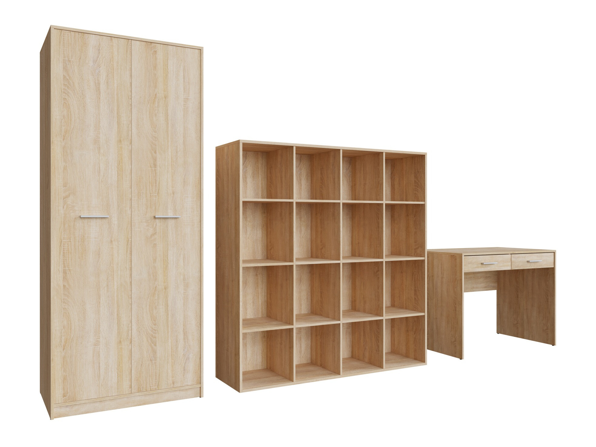 Komplet za domačo pisarno Novsore 166 (Sonoma hrast)